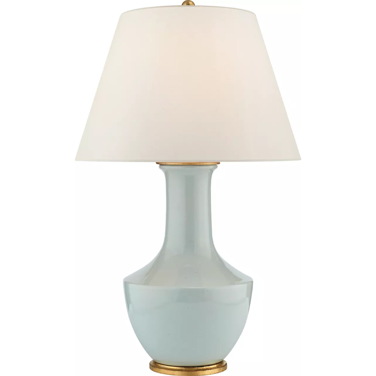 Chapman & Myers Lambay Table 32 inch 100 watt Ice Blue Porcelain Table Lamp Portable Light in Linen