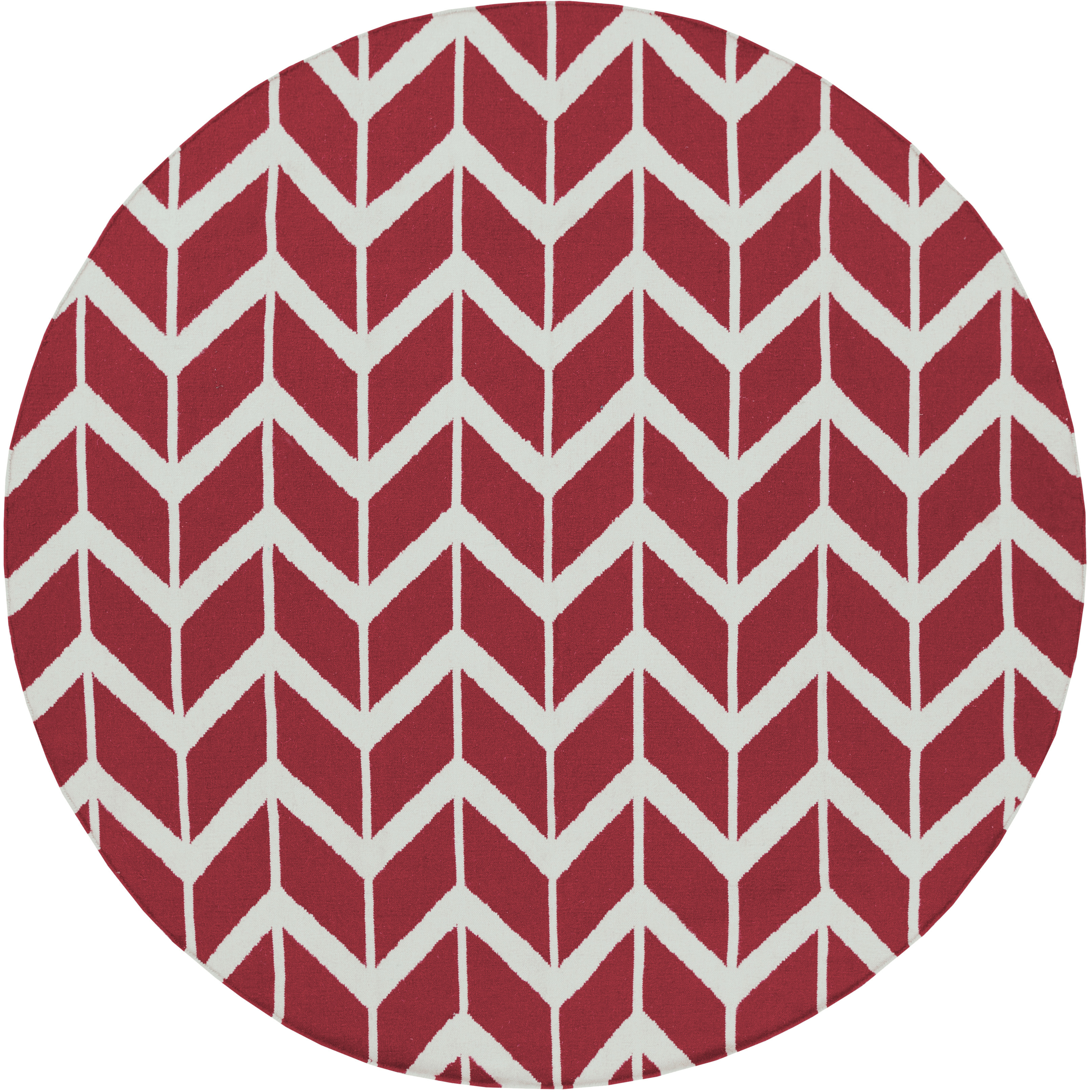Fallon 96 X 96 inch Dark Coral, Beige Rug