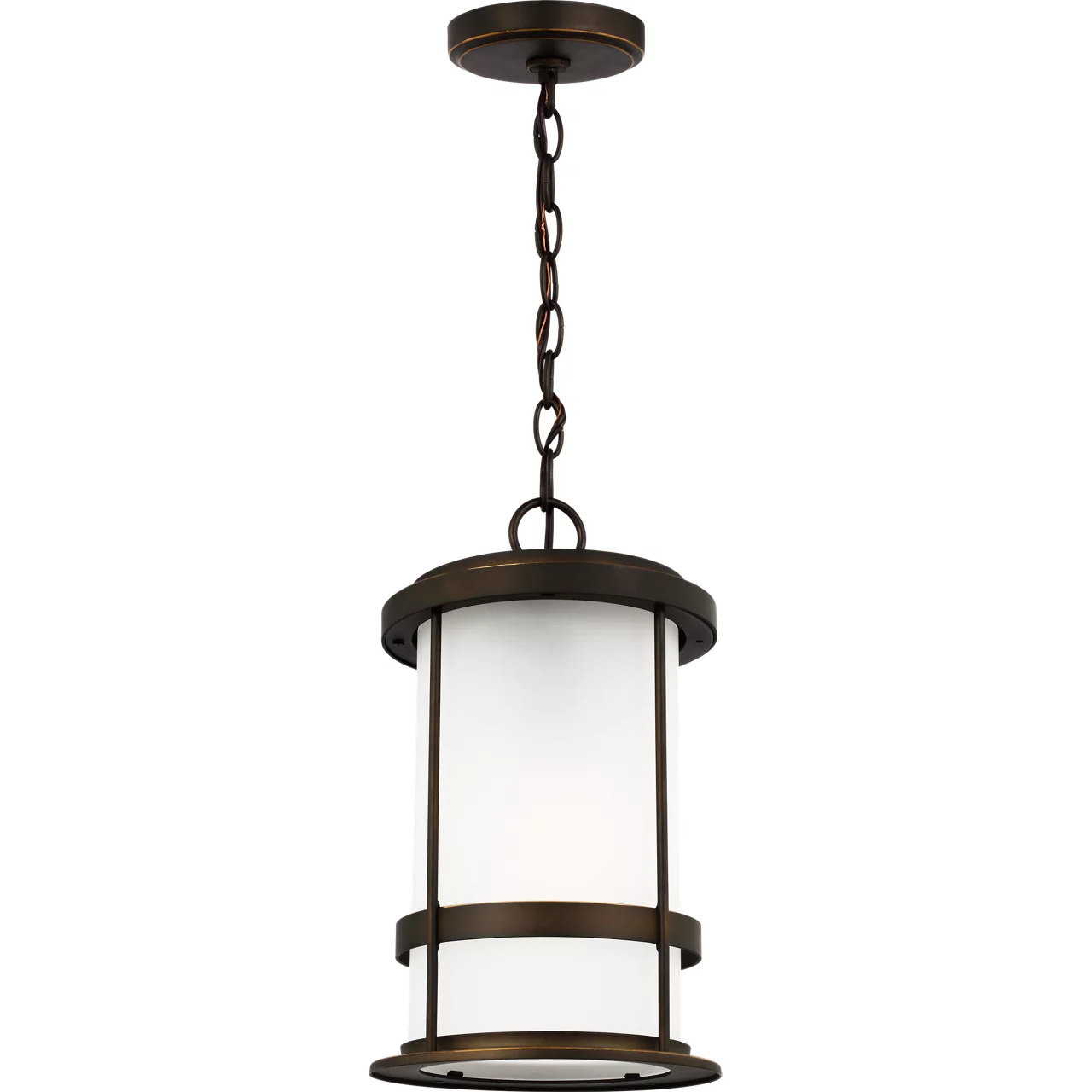 Wilburn 1 Light 8 inch Antique Bronze Outdoor Pendant Lantern