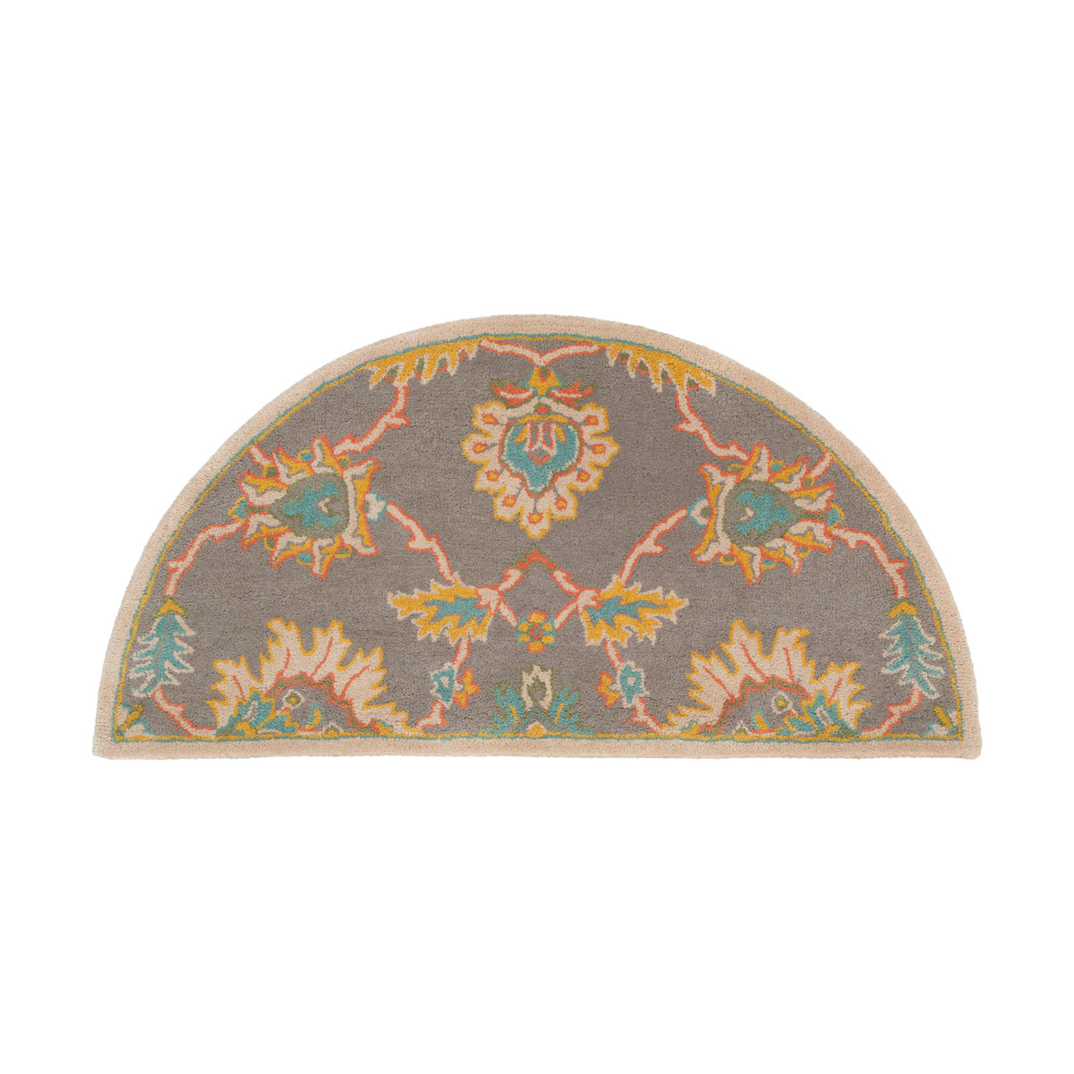 Caesar 144 X 108 inch Burnt Orange/Teal/Mustard/Taupe/Dark Green Rugs, Rectangle
