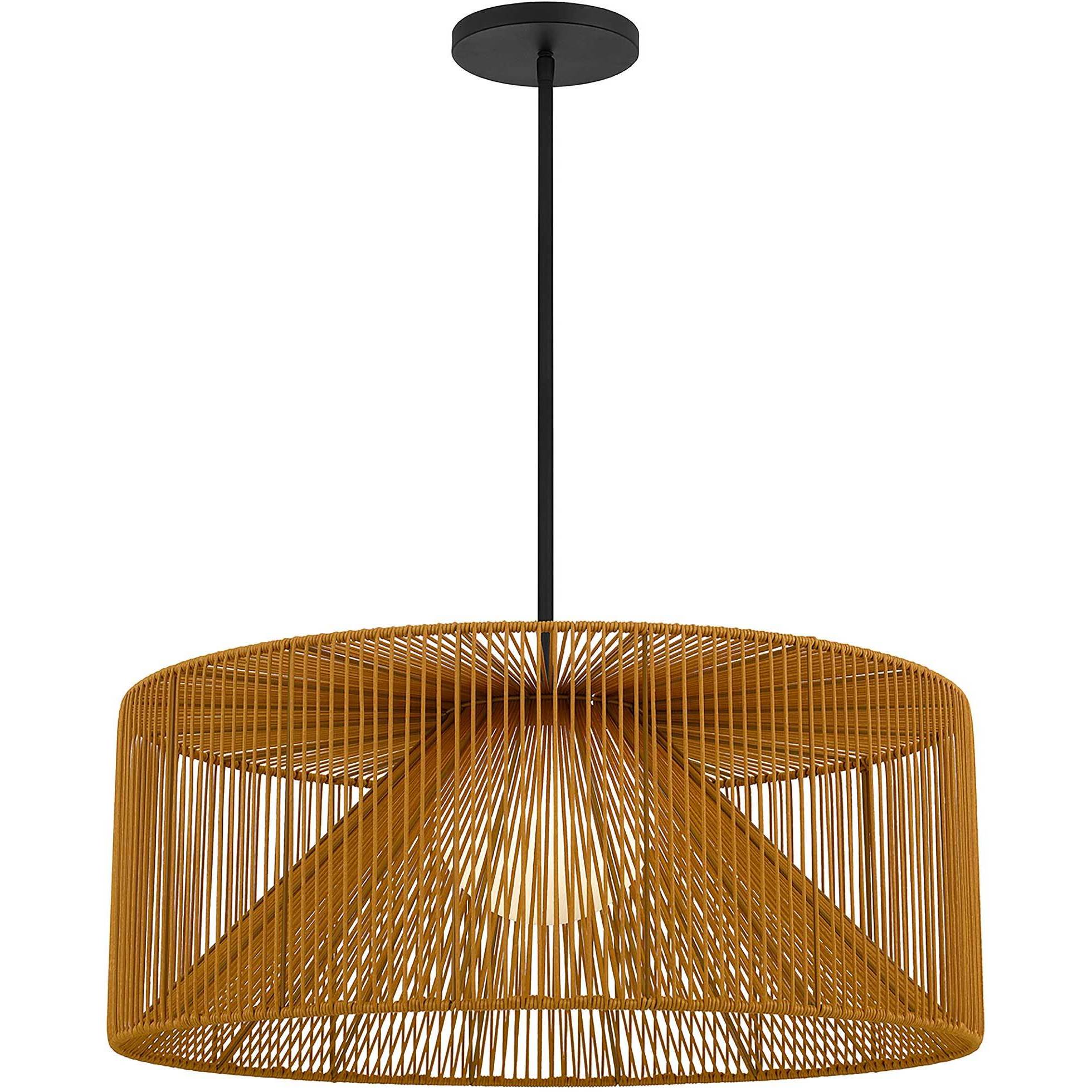 Key West LED 30 inch Sand Black Outdoor Pendant