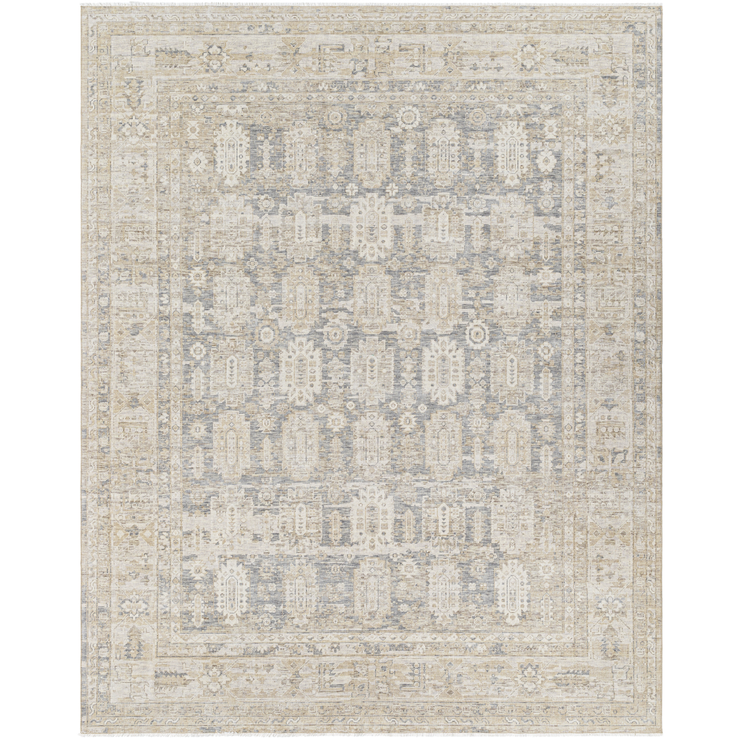 Once Upon a Time 34.65 X 23.23 inch Tan / Gray / Light Gray / Ivory / Light Brown Machine Woven Rug in 2 x 3
