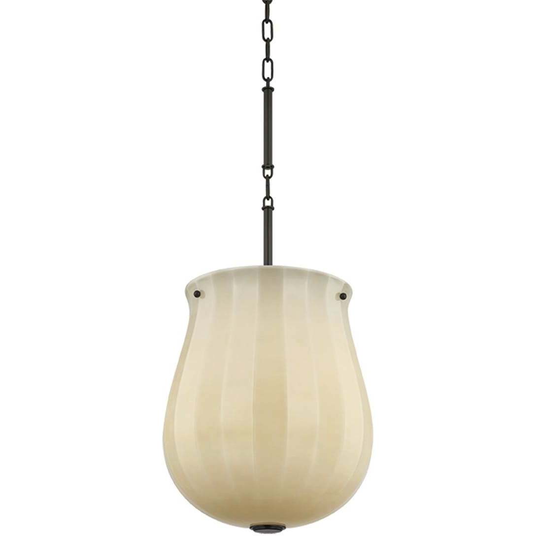 Nevins 1 Light 14 inch Distressed Bronze Pendant Ceiling Light