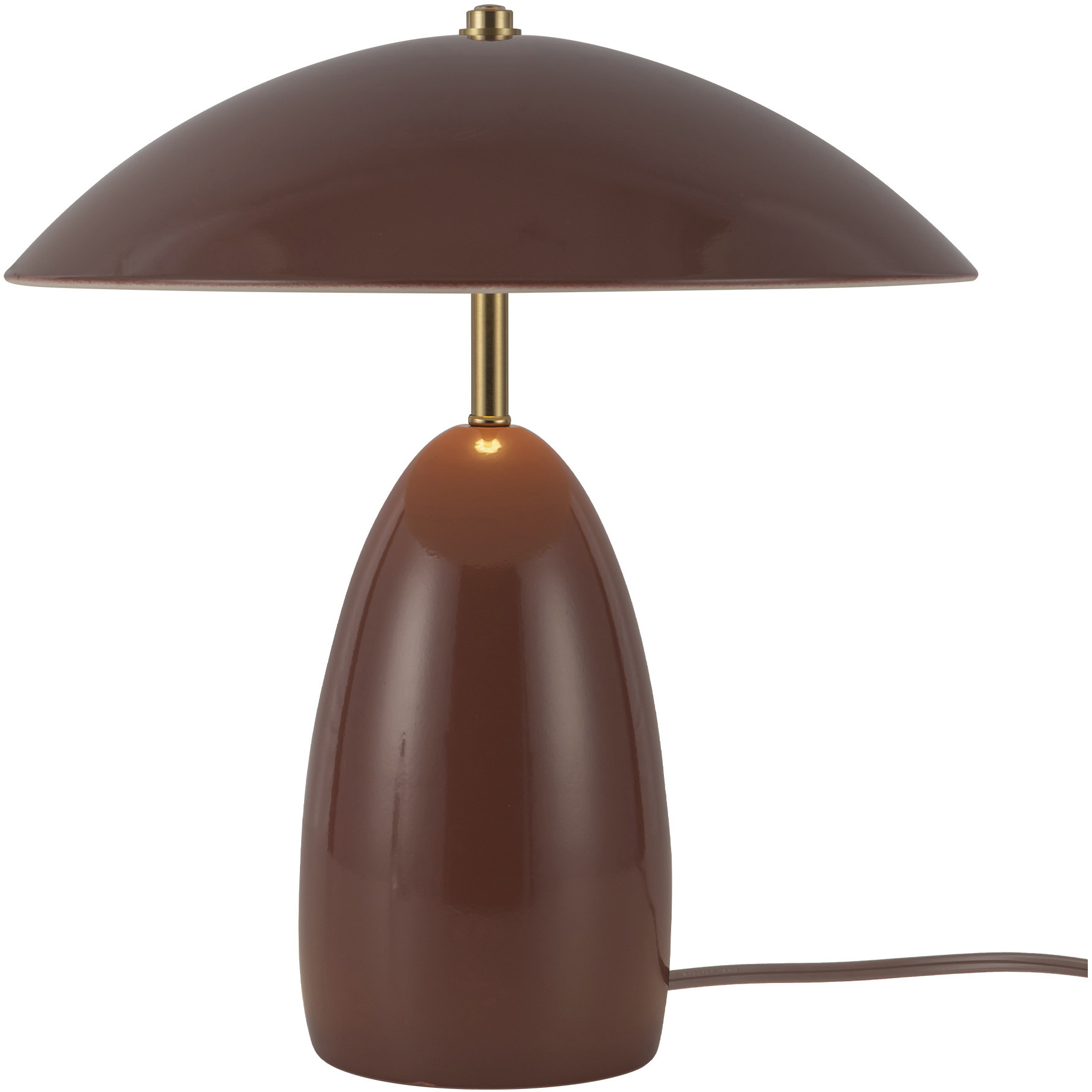 Alora Mood Poppy 13.88 inch 8 watt Burgundy Table Lamp Portable Light