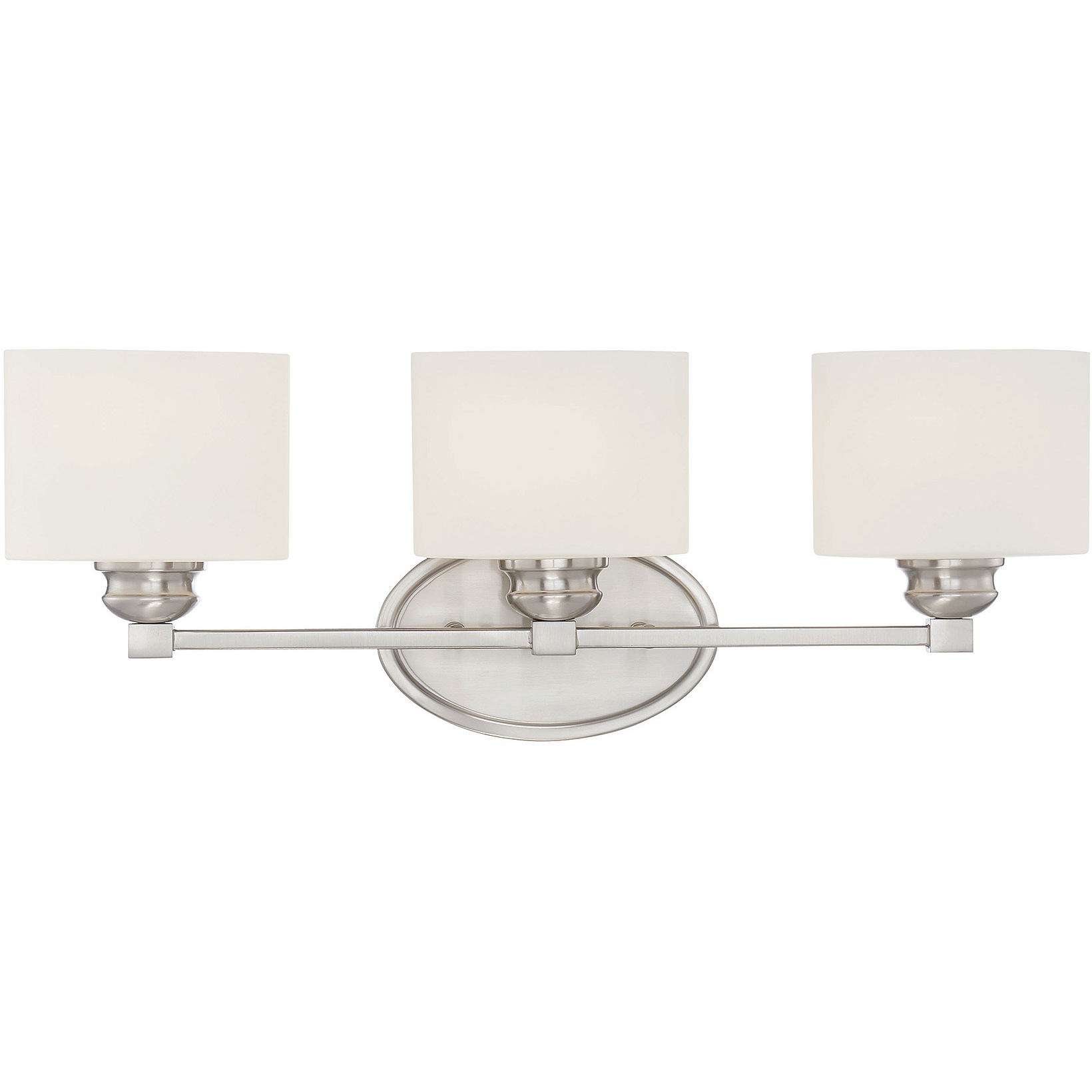 Kane 3 Light 24 inch Satin Nickel Bathroom Vanity Light Wall Light, Essentials