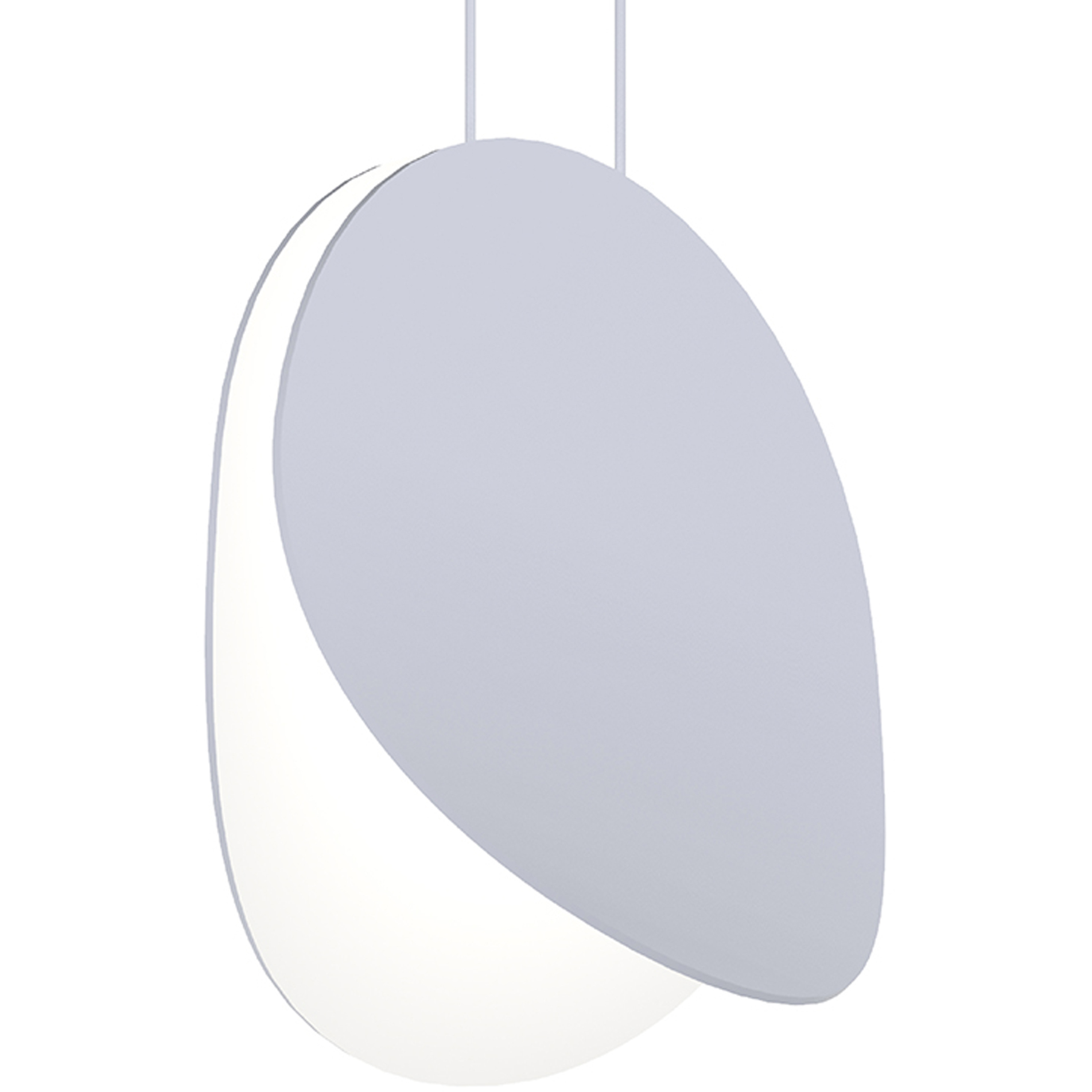 Malibu Discs LED 10 inch Dove Gray Pendant Ceiling Light in Standard Suspension
