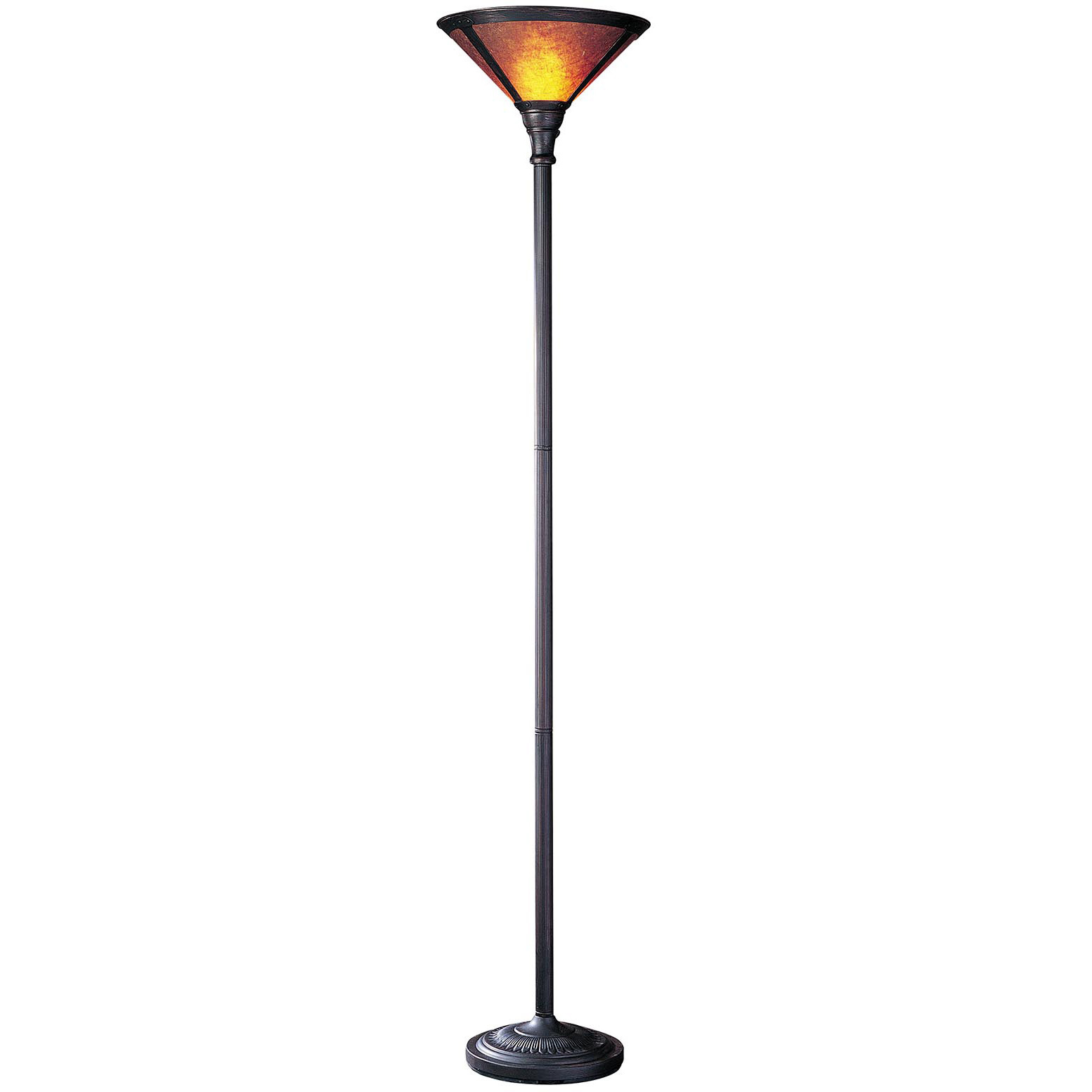 Signature 71 inch 150 watt Rust Torchiere Portable Light
