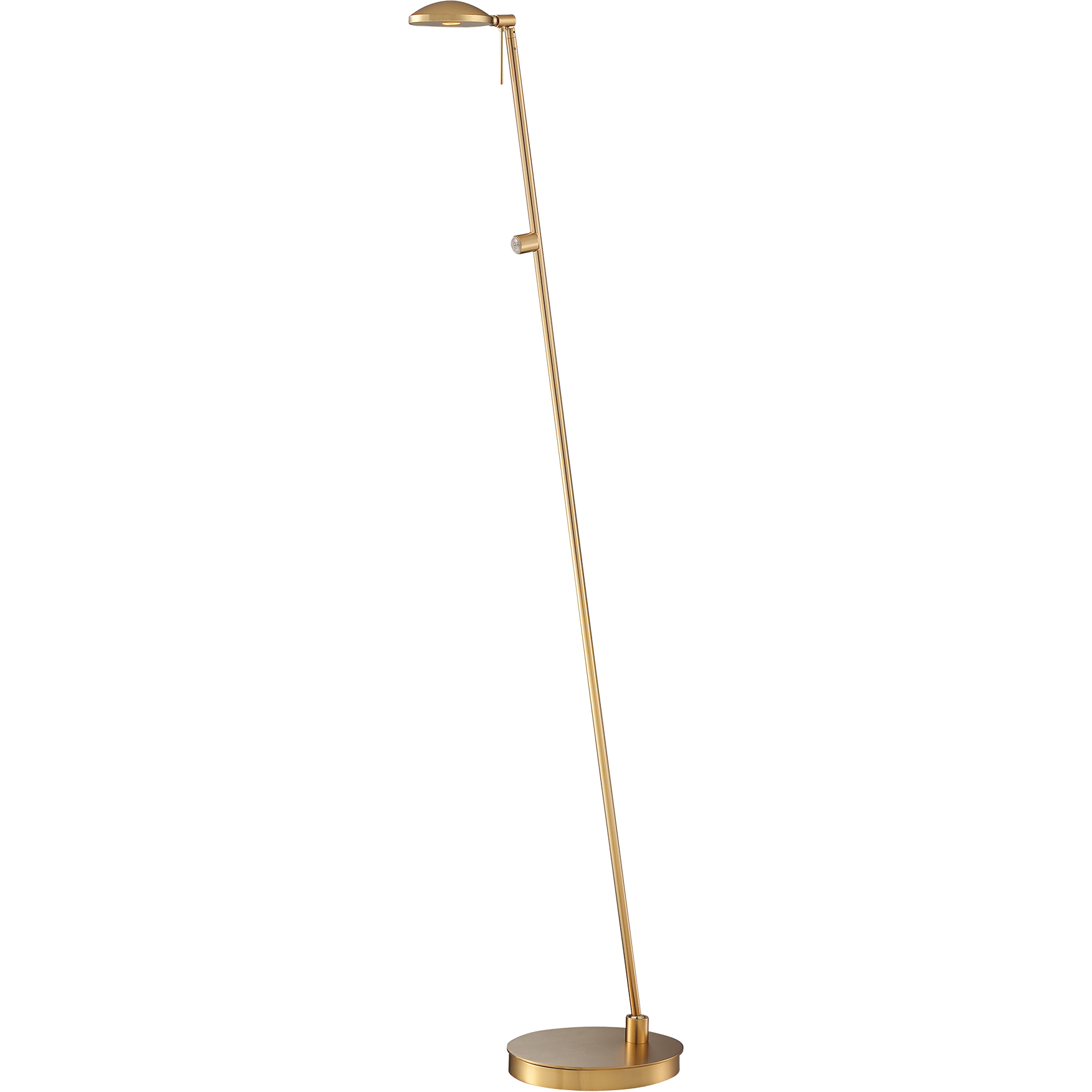 George's Reading Room 50.25 inch 8.00 watt Honey Gold Floor Lamp Portable Light, Pharmacy