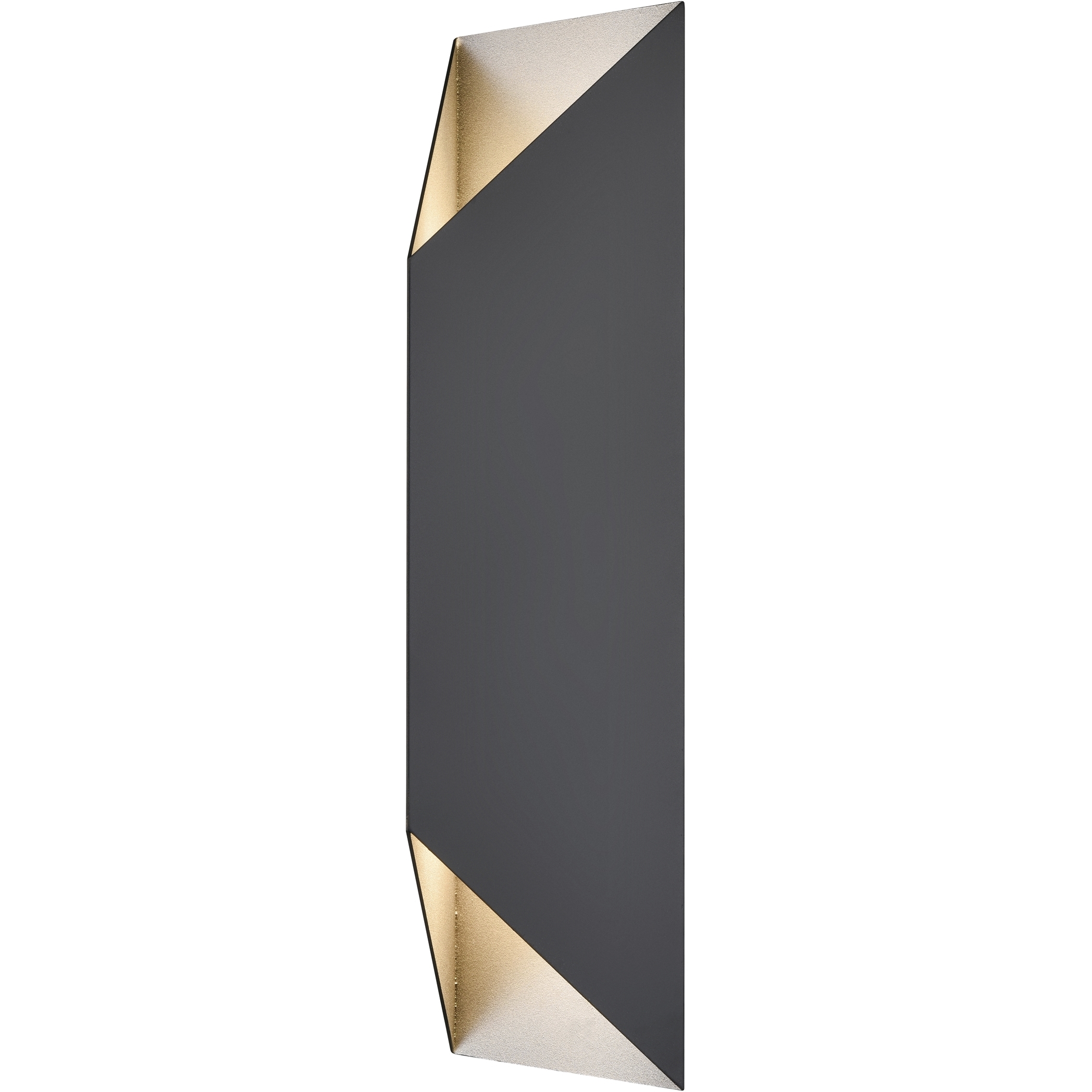Brecon 2 Light 24 inch Stainless Steel and Black Outdoor Sconce