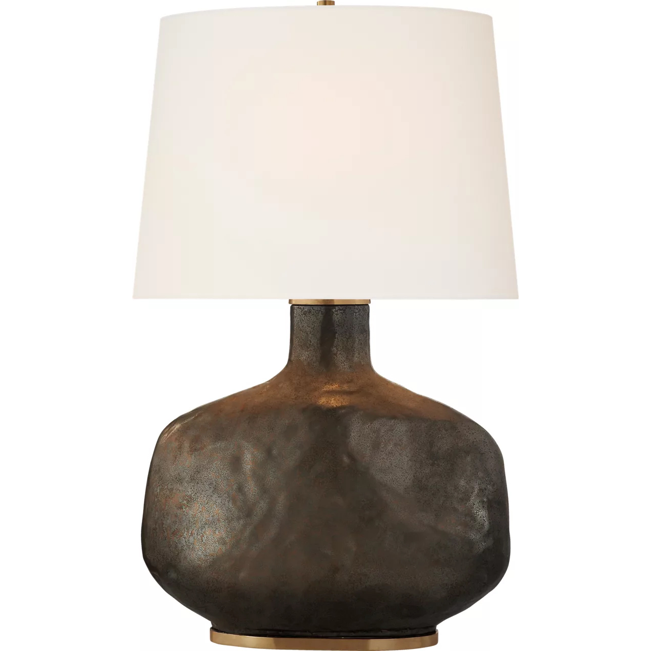 Kelly Wearstler Beton 35 inch 75 watt Crystal Bronze Table Lamp Portable Light, Large
