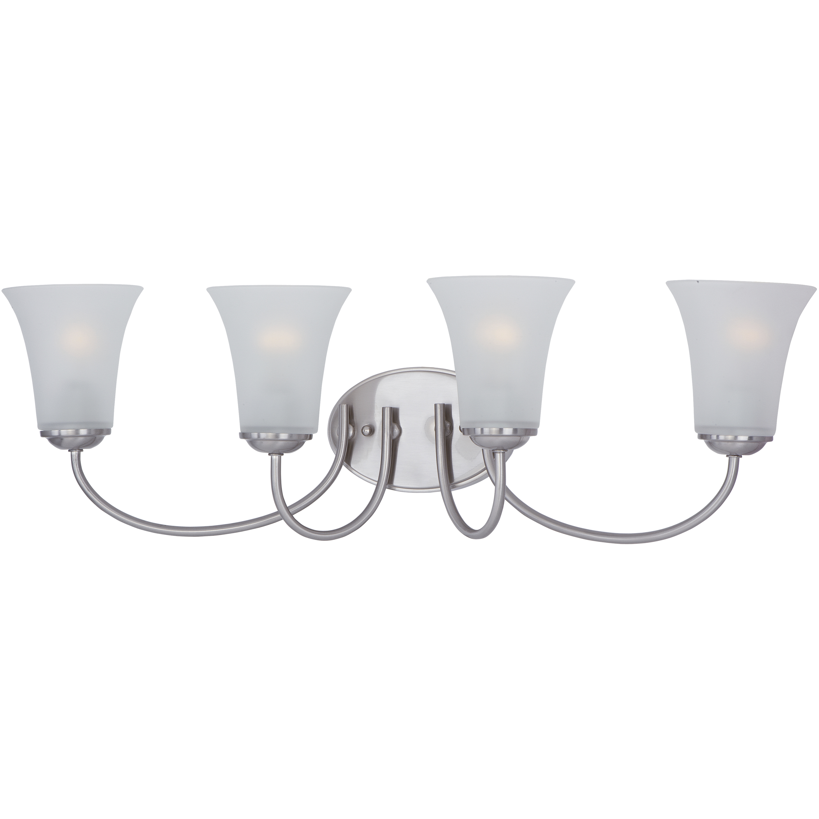 Logan 4 Light 28 inch Satin Nickel Bath Vanity Wall Light