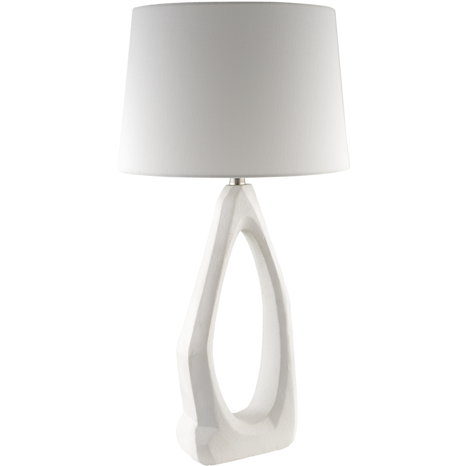 Vallis 28.7 inch 100 watt White Accent Table Lamp Portable Light