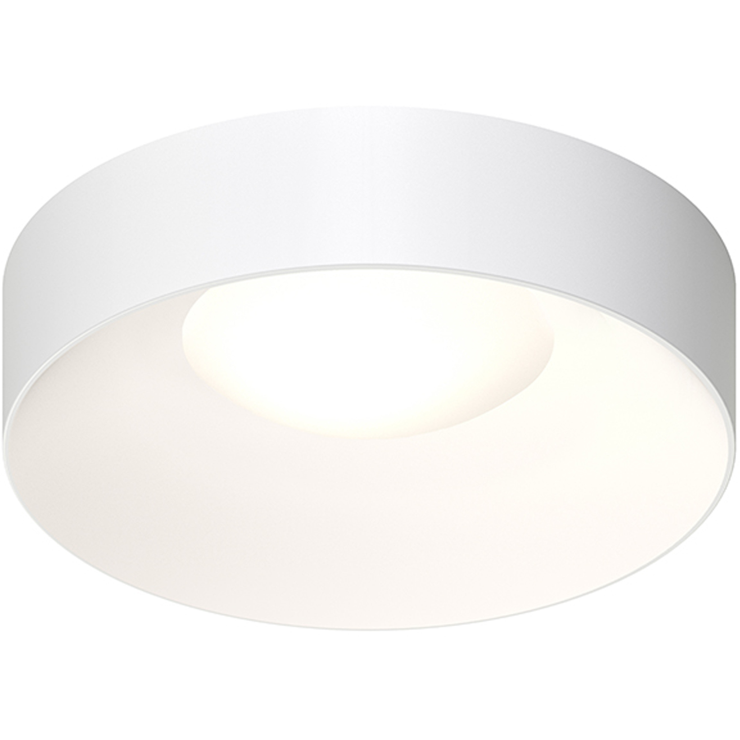Ilios LED 18 inch Satin White Surface Mount Ceiling Light