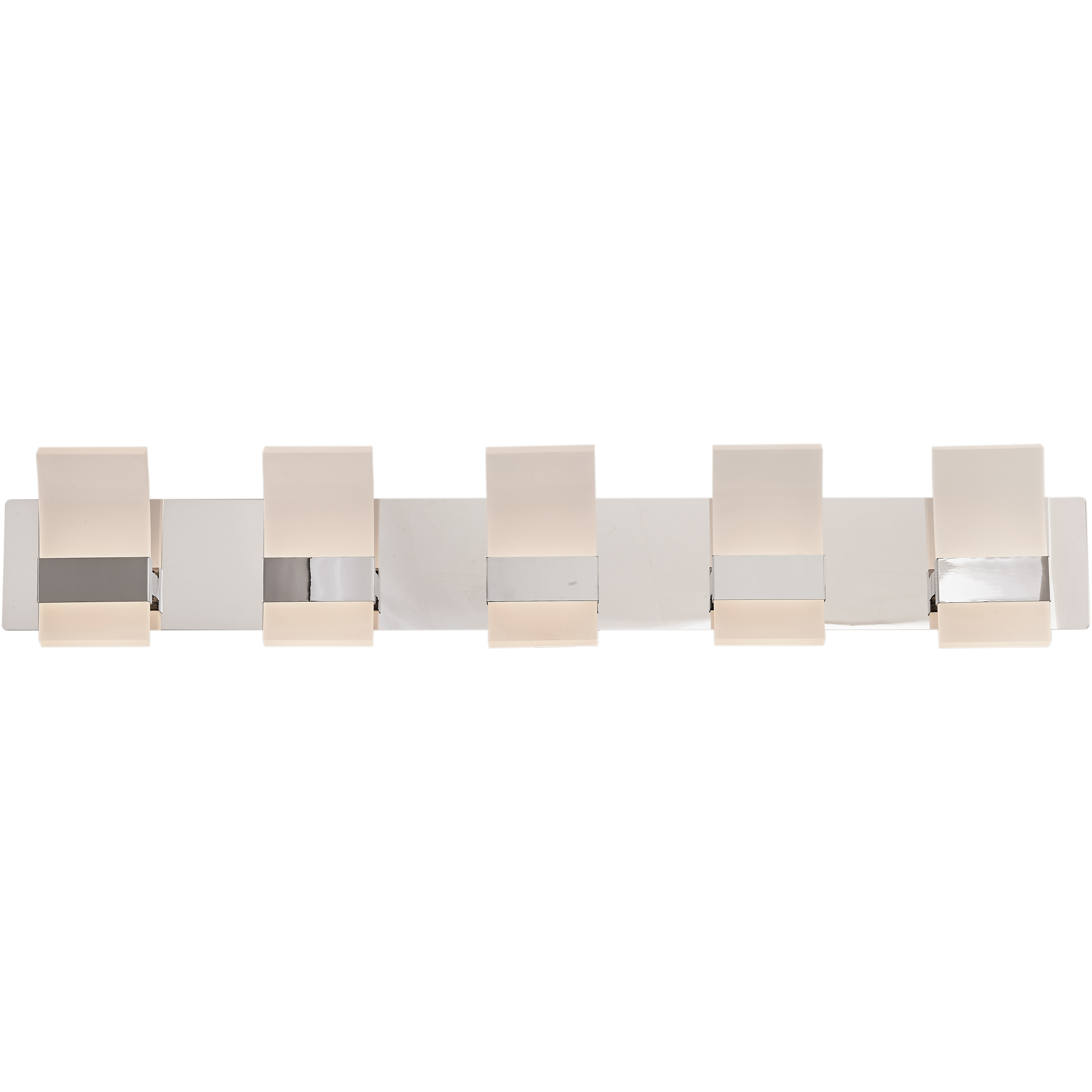 Fang LED 39.6 inch Chrome Bath Vanity Light Wall Light