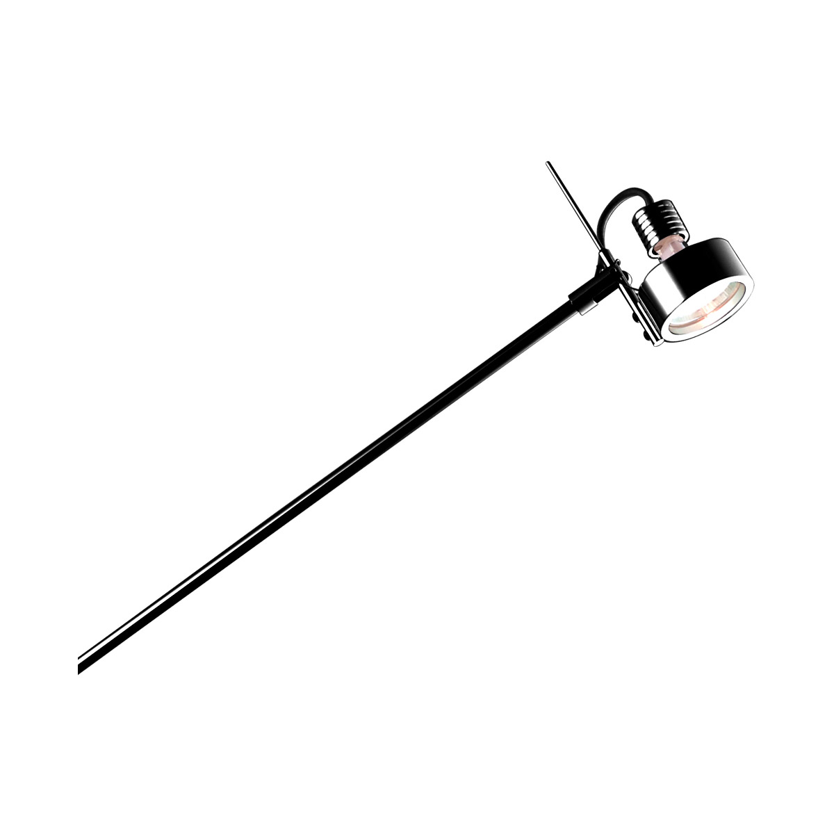Series 135 50 watt 3.25 inch Black Arclight Wall Light, Clamp Mount