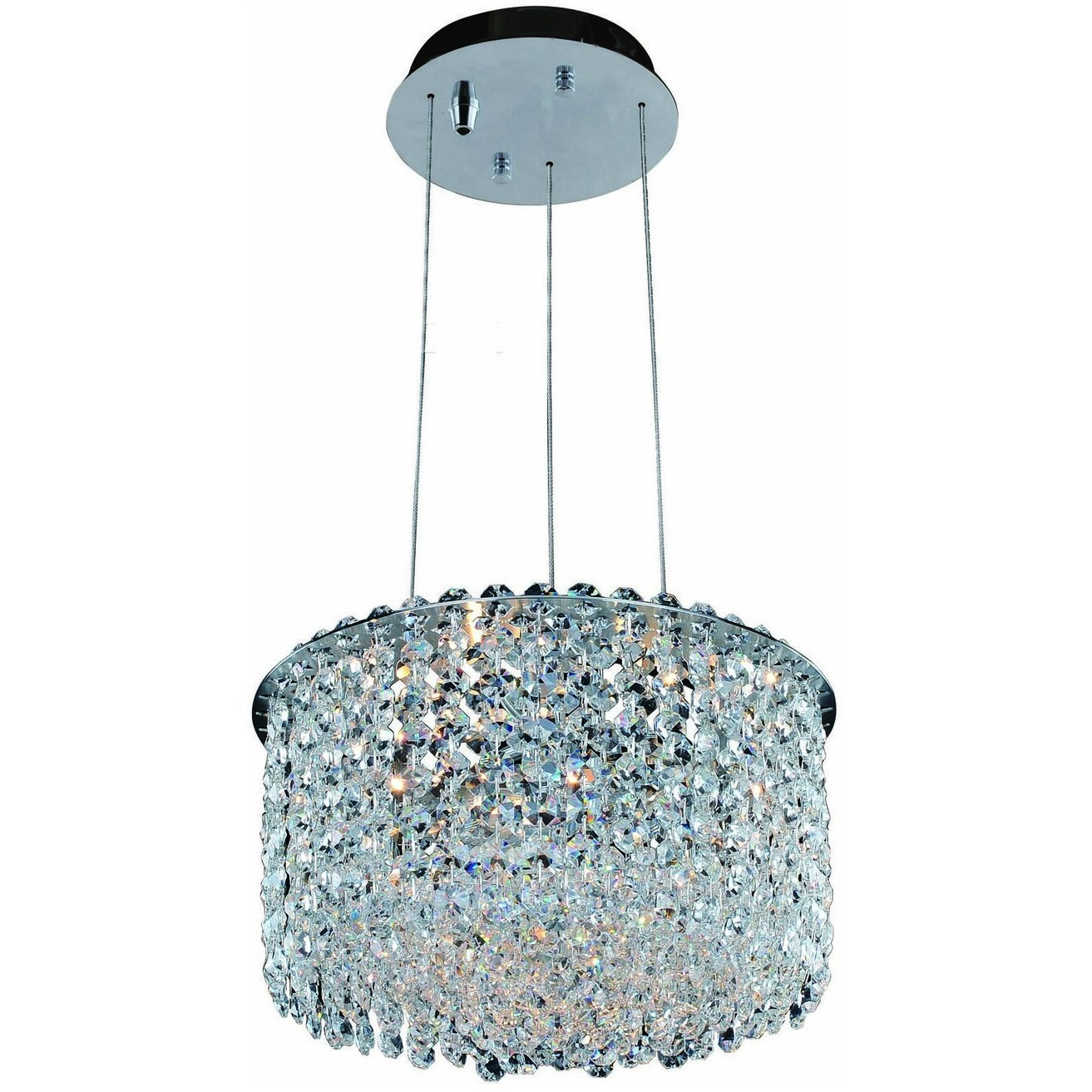 Milieu Metro 2 Light 10.5 inch Chrome Pendant Ceiling Light