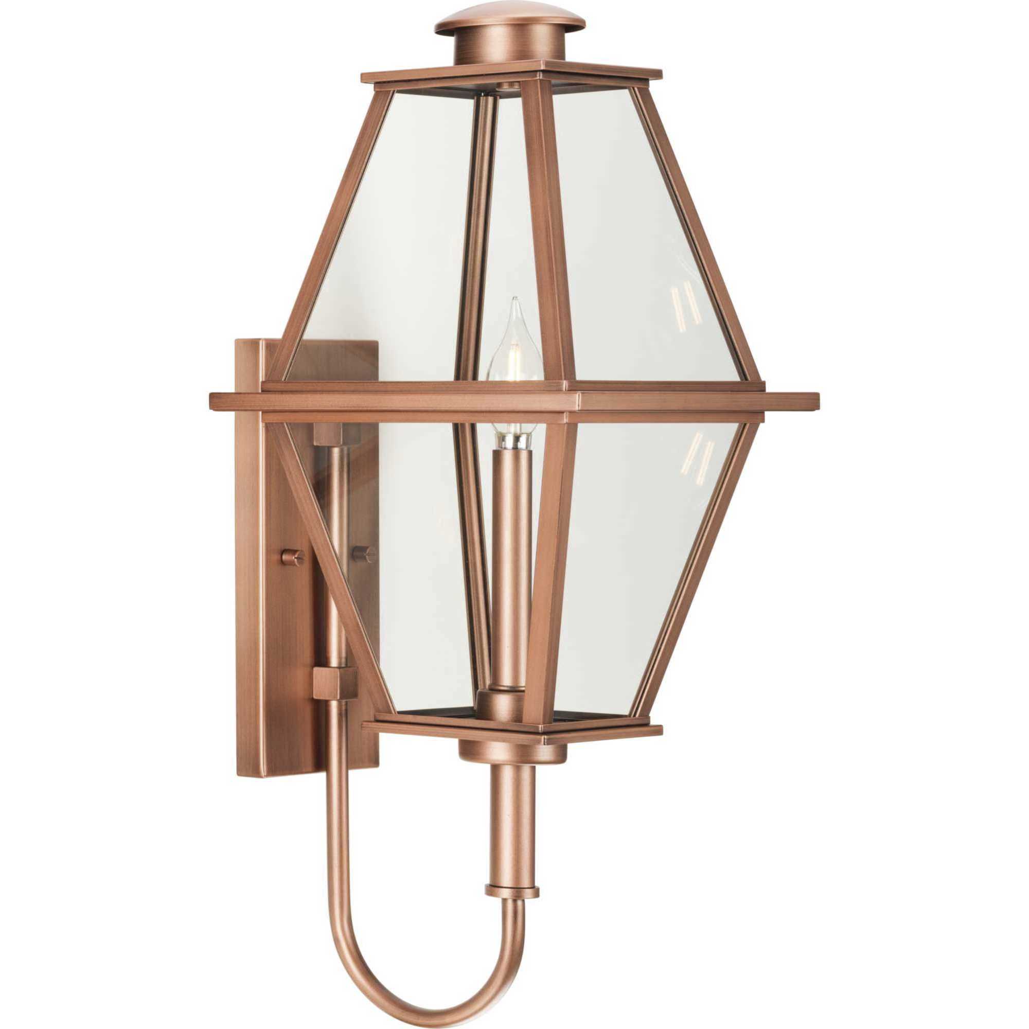 Bradshaw 1 Light 24 inch Antique Copper Outdoor Wall Lantern, Design Series