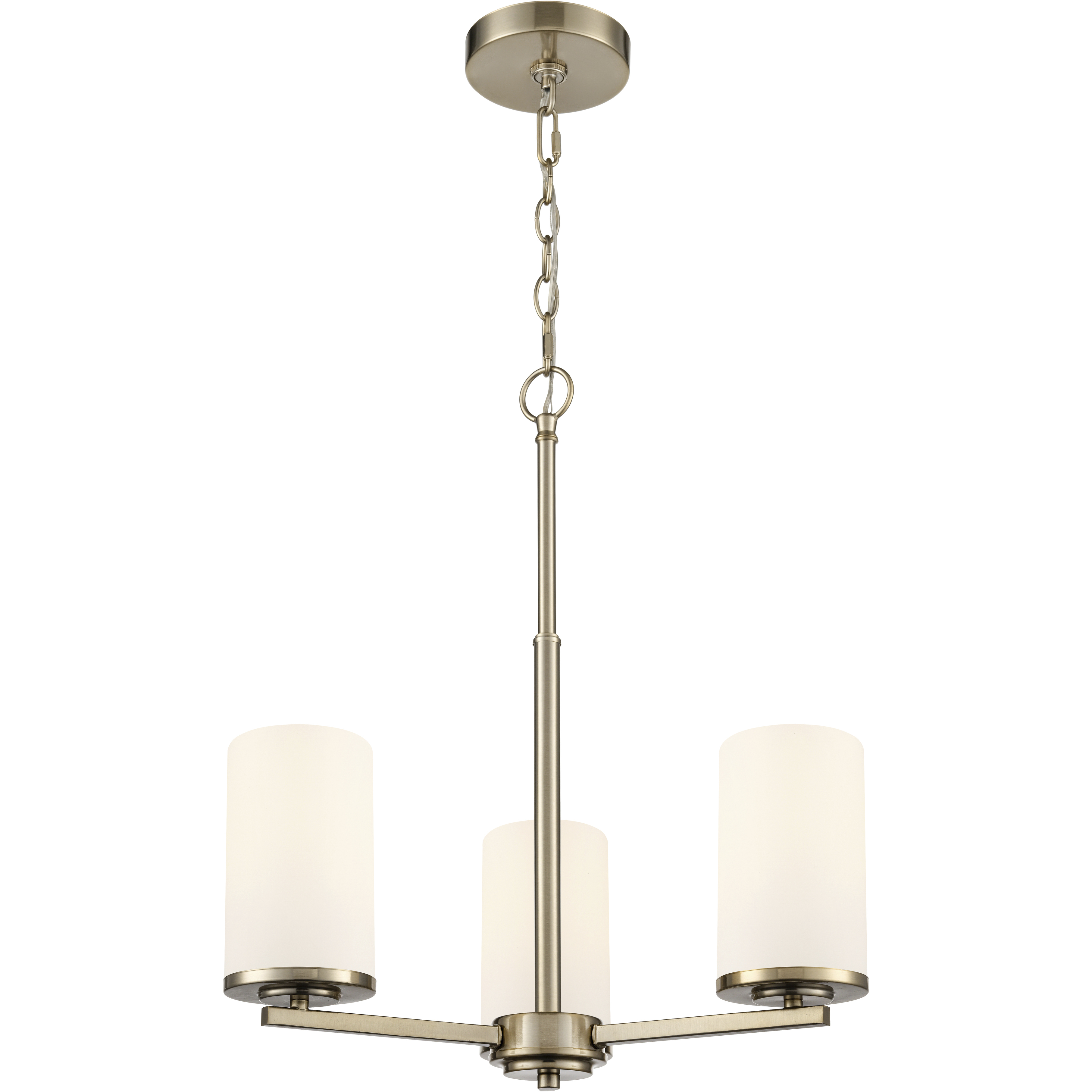 Verlana 3 Light 19 inch Modern Gold Chandelier Ceiling Light