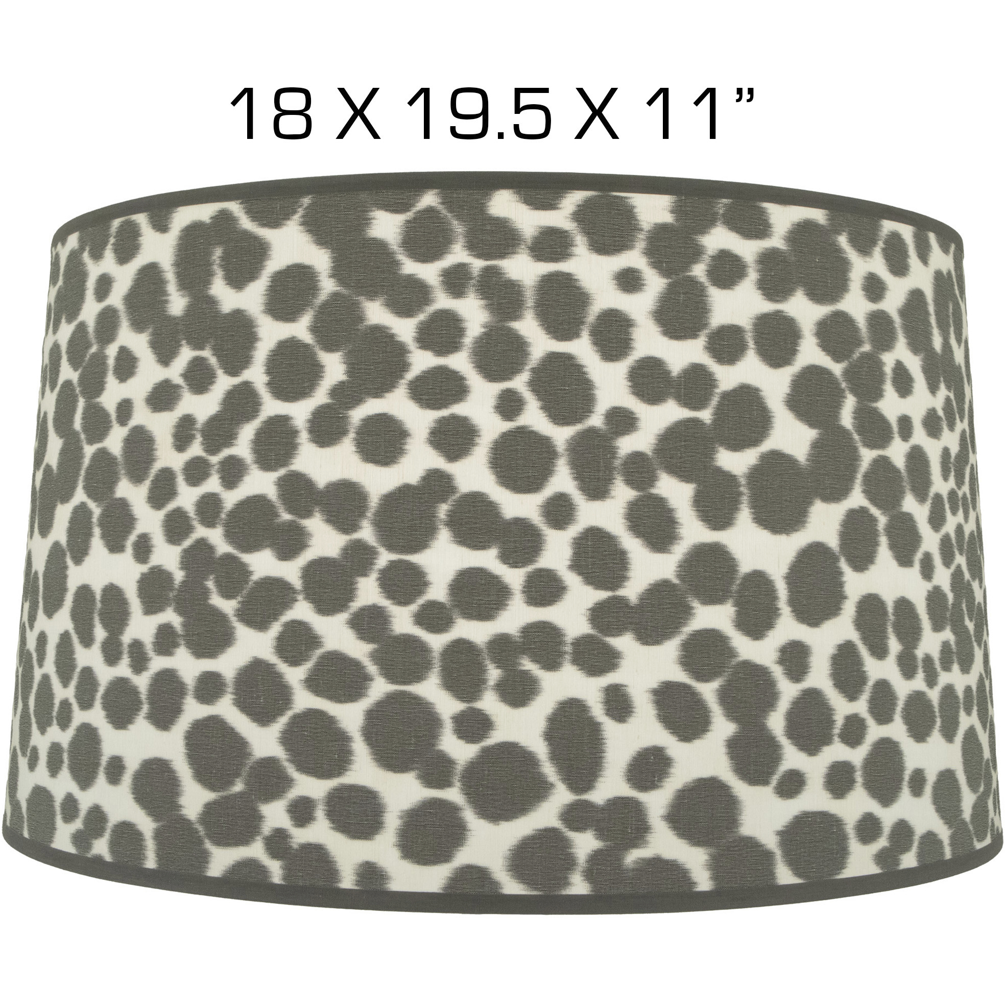 Abbey Rose Graphite 19.5 inch Shade