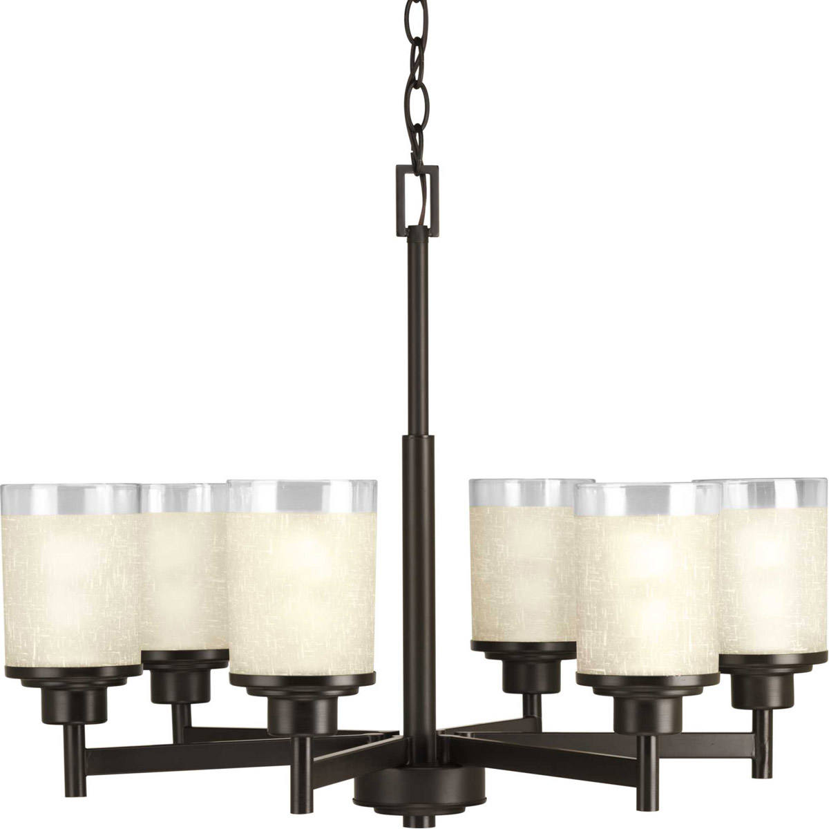 Alexa 6 Light 25 inch Antique Bronze Chandelier Ceiling Light