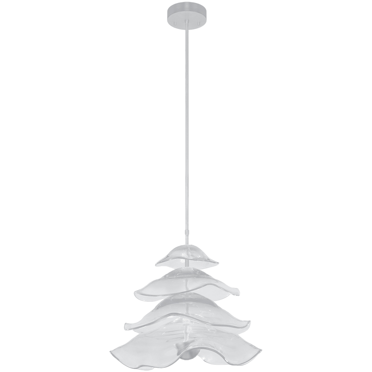 Embark 1 Light 20 inch Silver Pendant Ceiling Light
