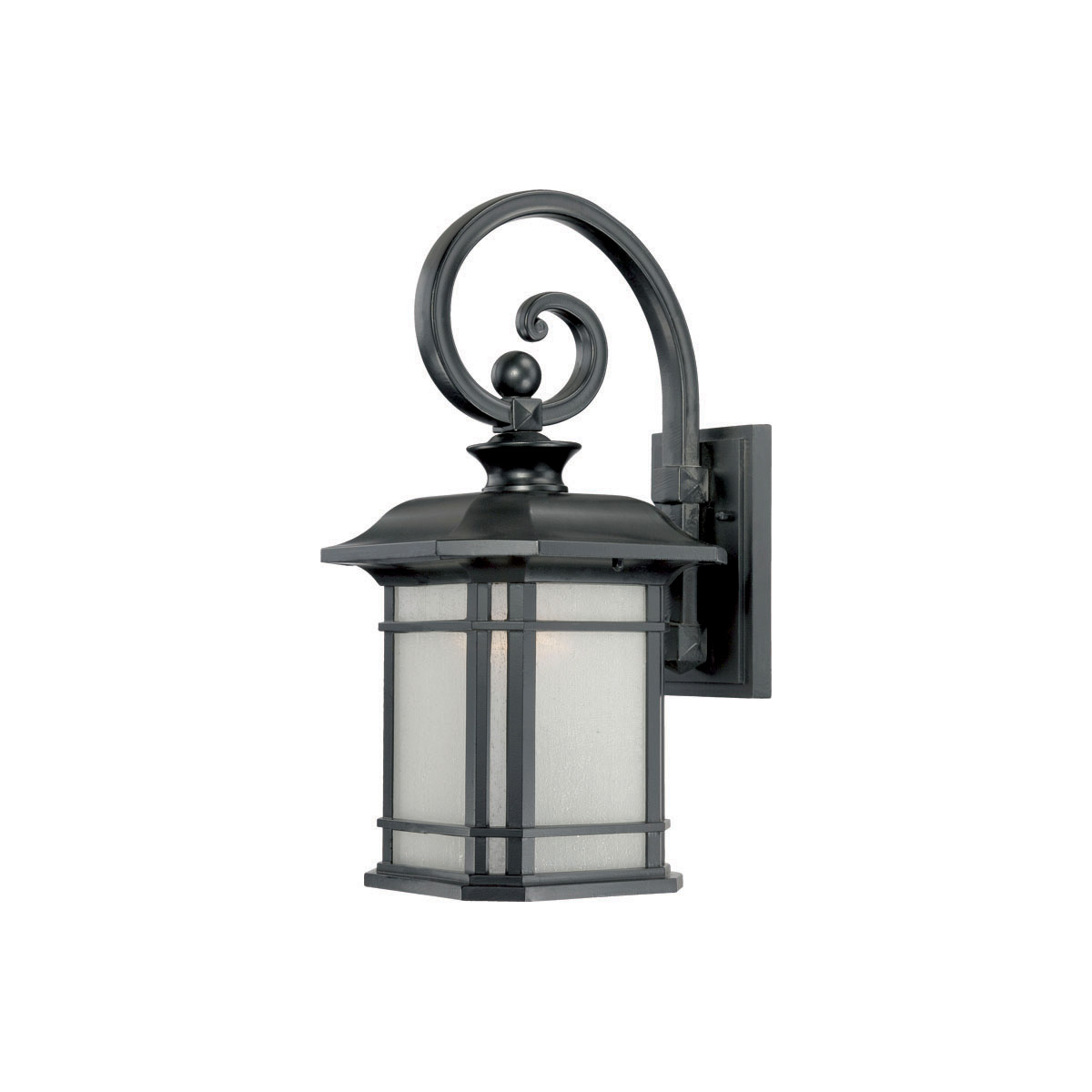 Somerset 1 Light 19 inch Matte Black Exterior Wall Mount