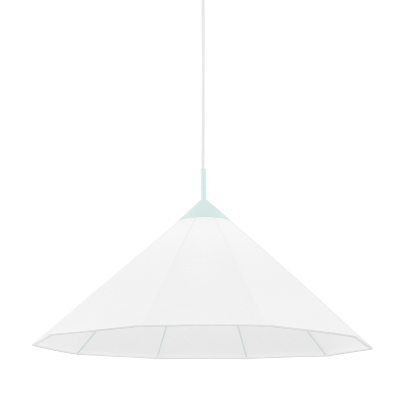 Gloria 1 Light 28 inch Robins Egg Blue Pendant Ceiling Light