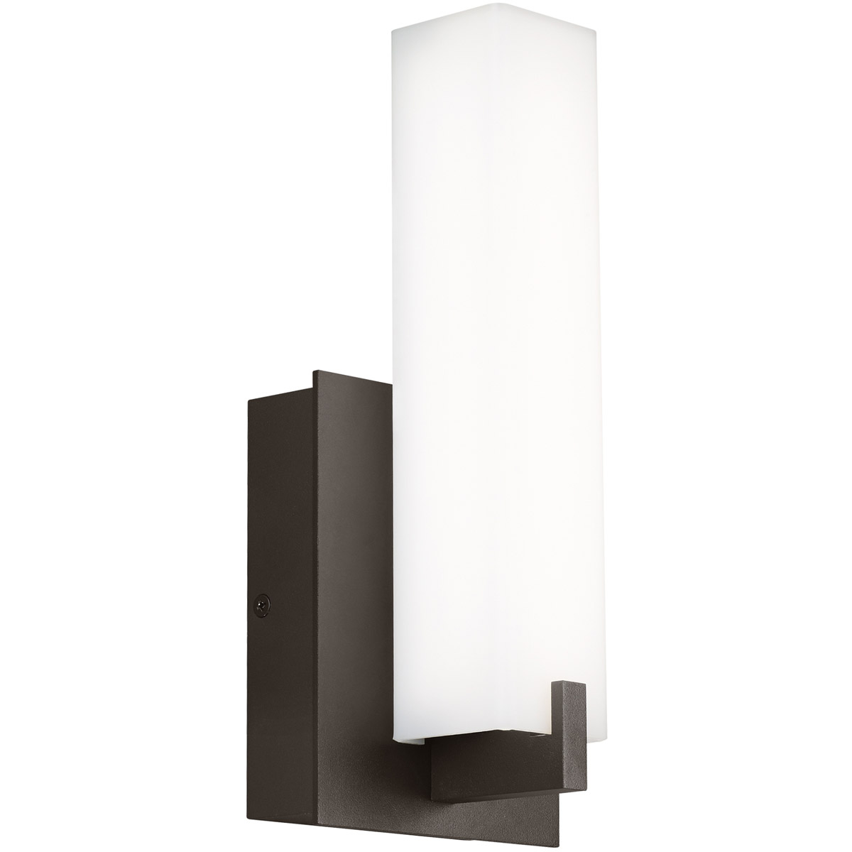 Cosmo LED 12 inch Bronze Outdoor Wall Light in LED 80 CRI 3000K, Surge Protection, Integrated LED