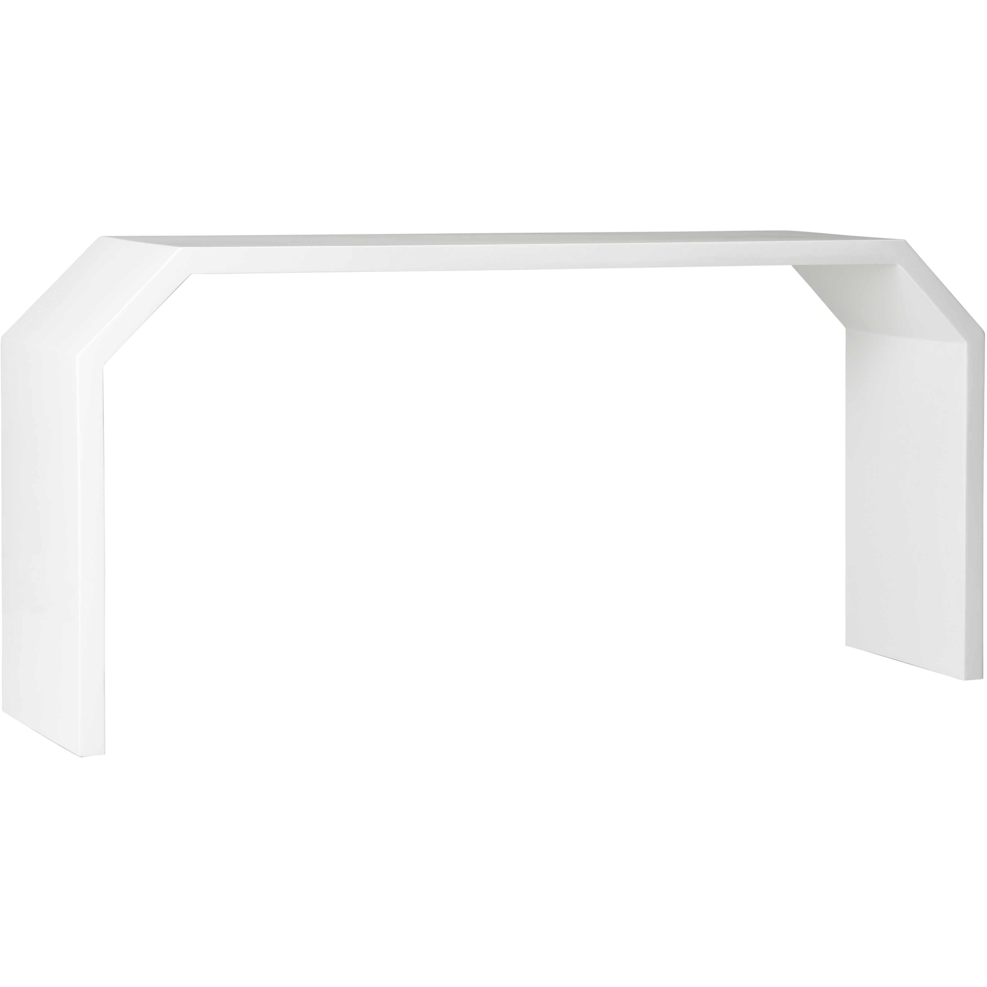 Rhea 70 inch White/Cream Console Table