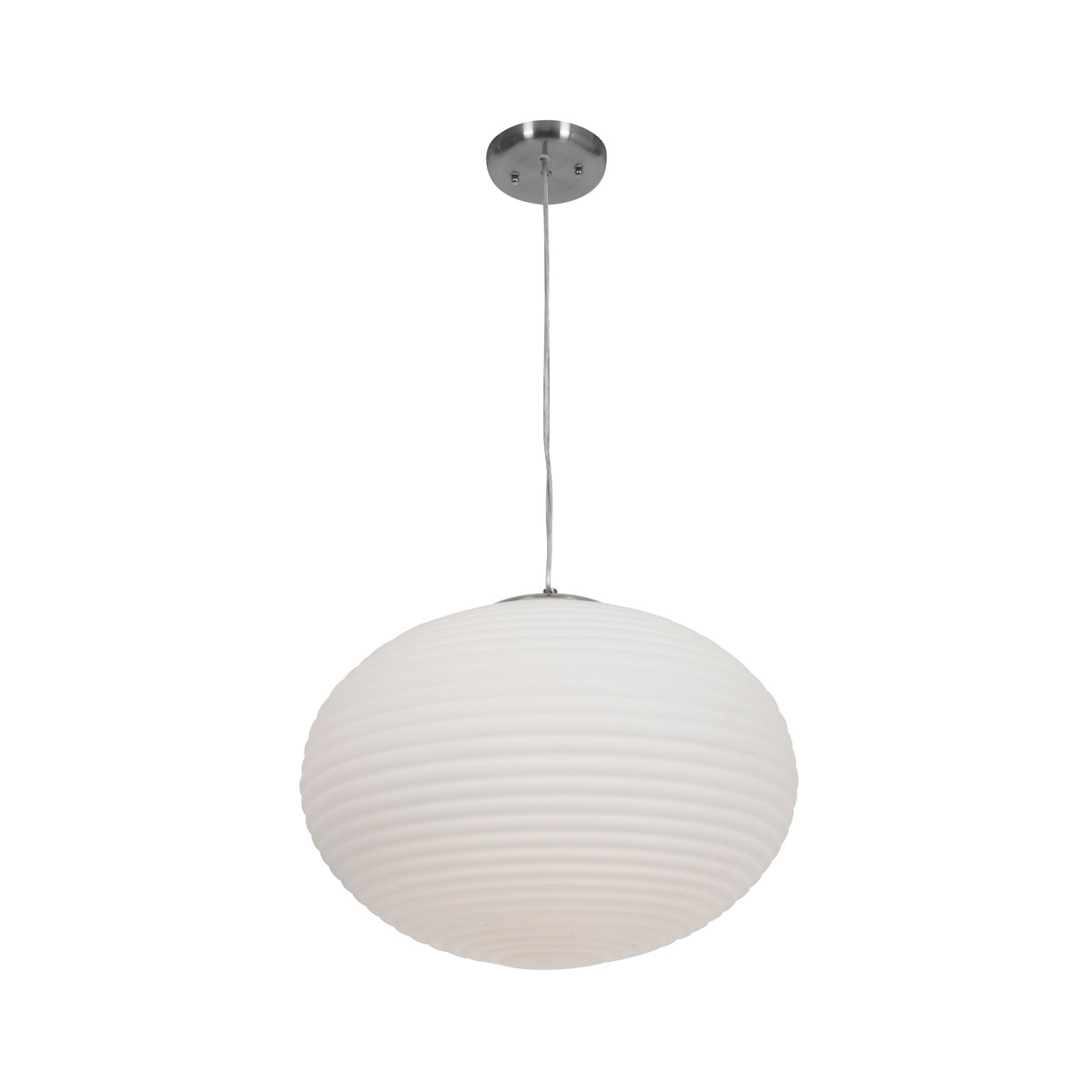 Callisto LED 18 inch Brushed Steel Pendant Ceiling Light