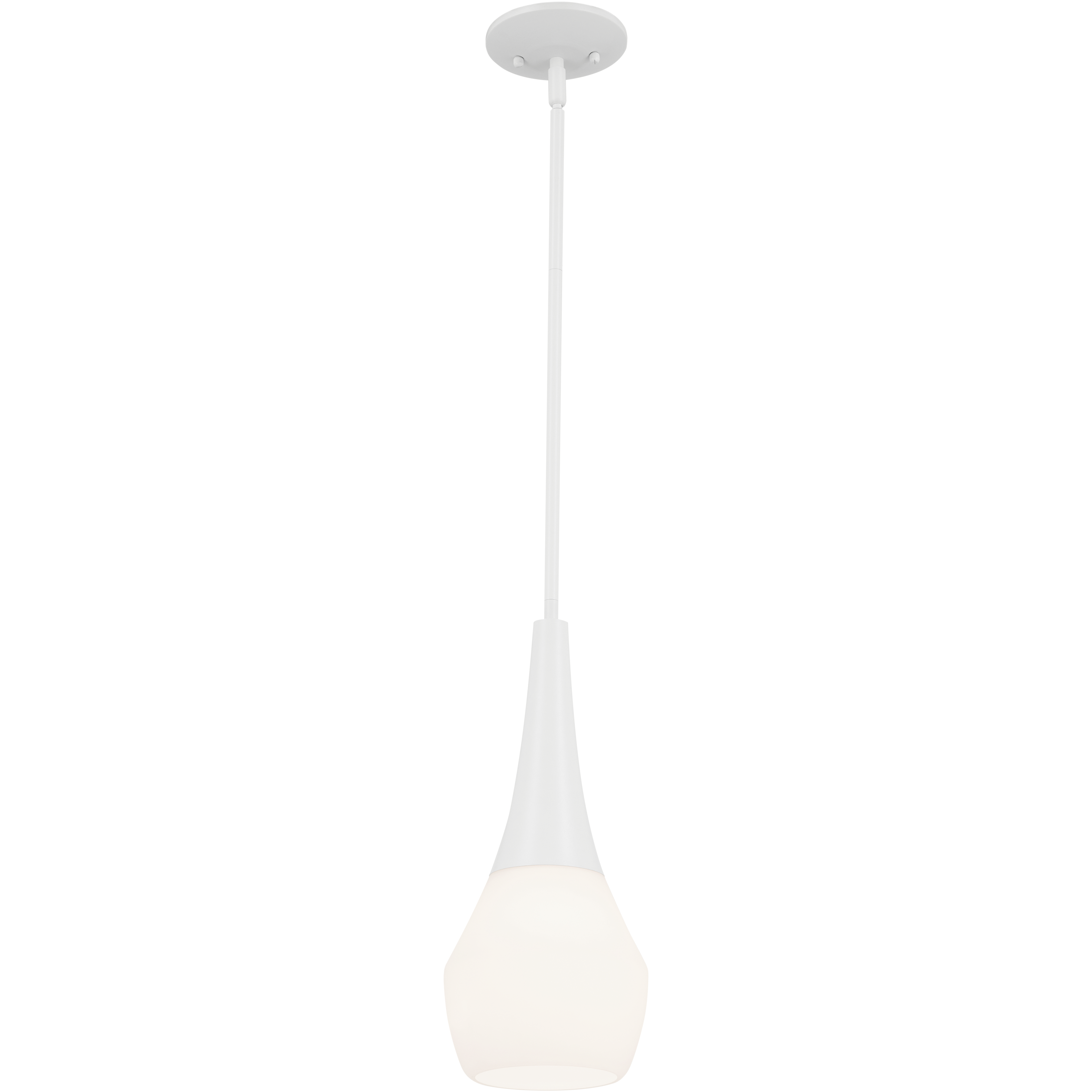Deela LED 7 inch White Pendant Ceiling Light