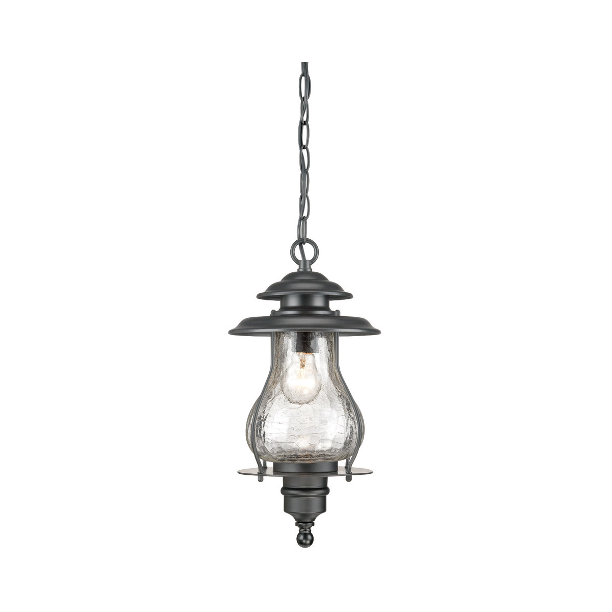 Blue Ridge 1 Light 8 inch Matte Black Exterior Hanging Lantern