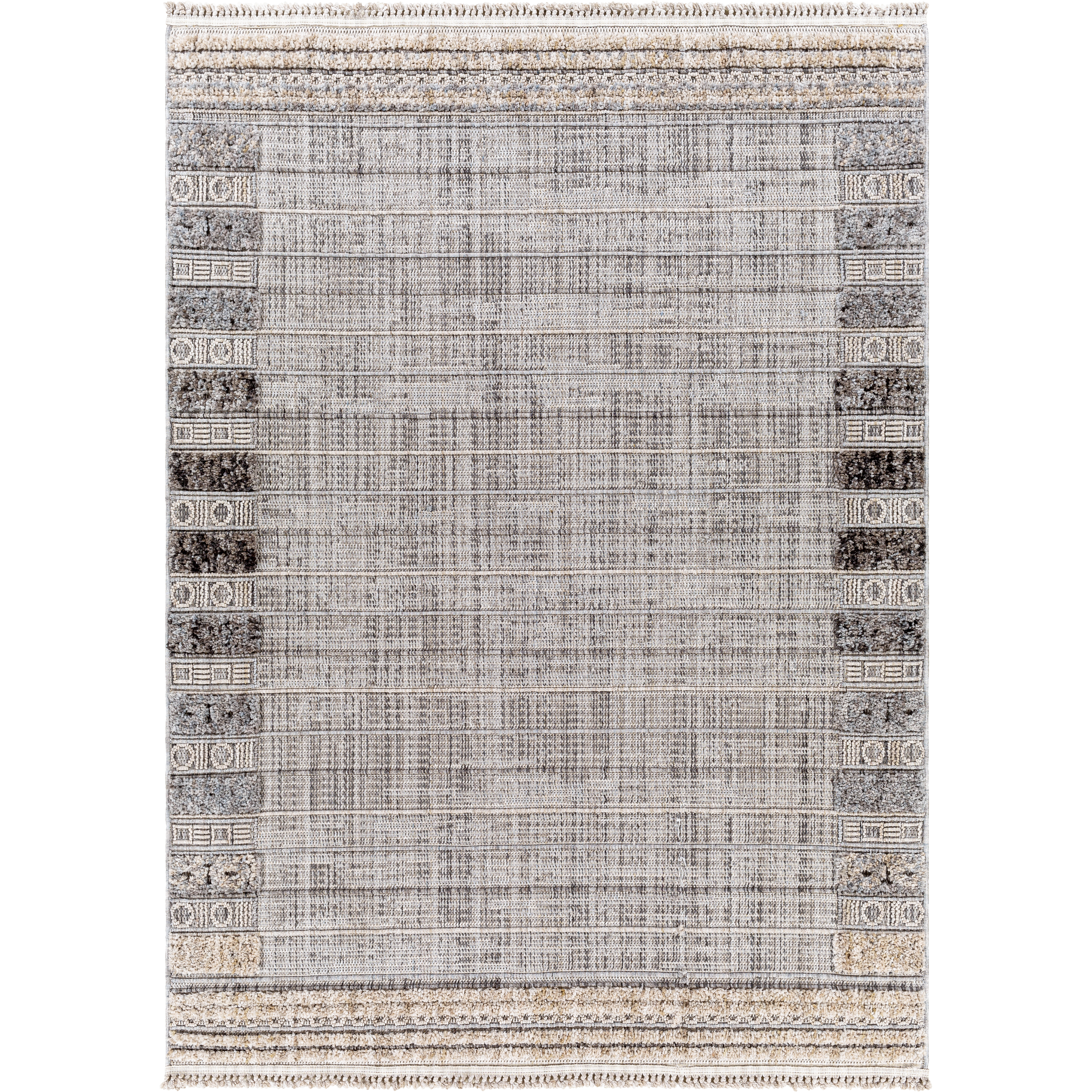 Zaragoza 84 X 63 inch Cream Rug, Rectangle