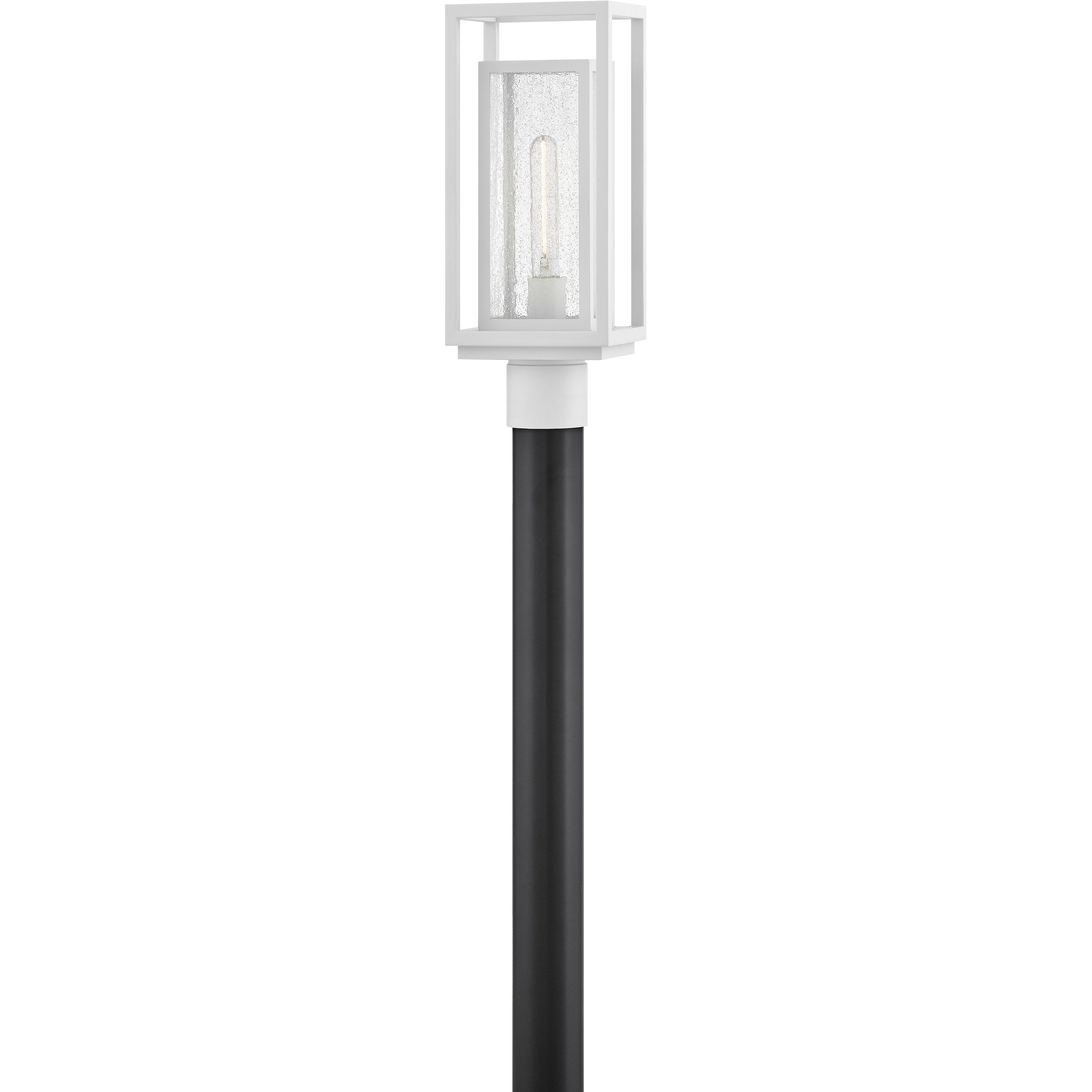 Coastal Elements Estate Series Republic 1 Light 17 inch Textured White Outdoor Post Mount