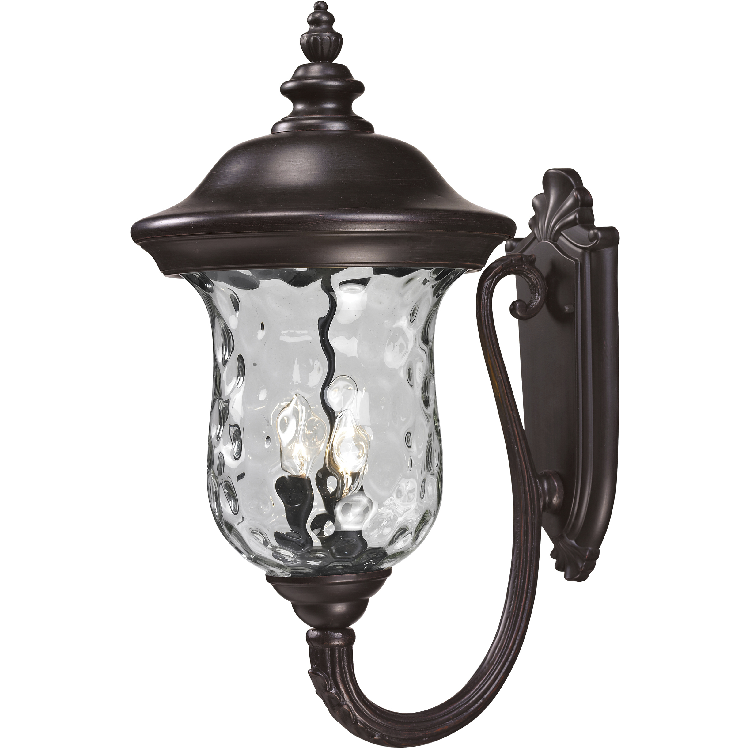 Armstrong 3 Light 24.25 inch Bronze Outdoor Wall Light