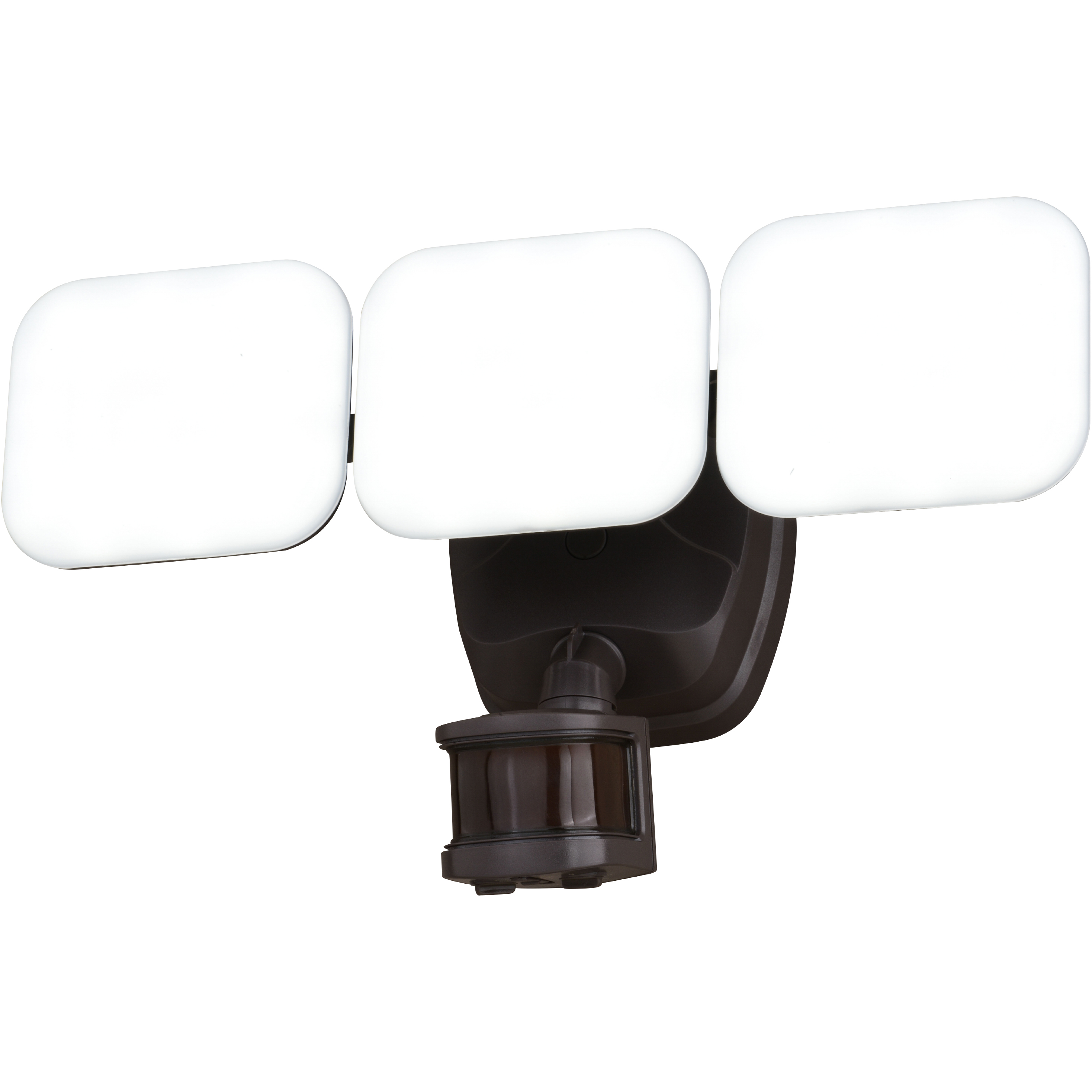 Theta LED 7.75 inch Bronze Outdoor Security in 3