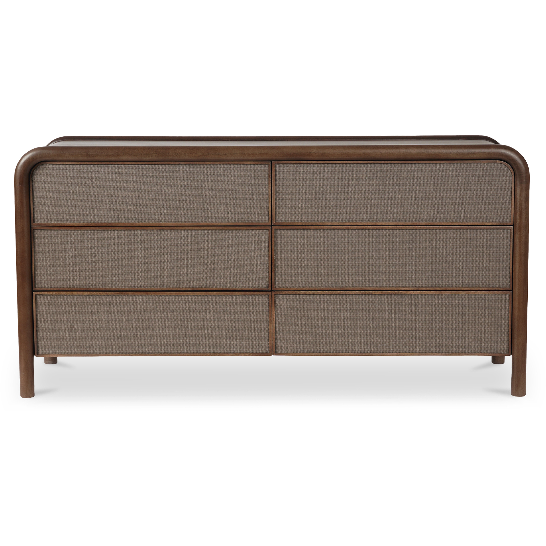 Rye Brown Dresser, 6 Drawer