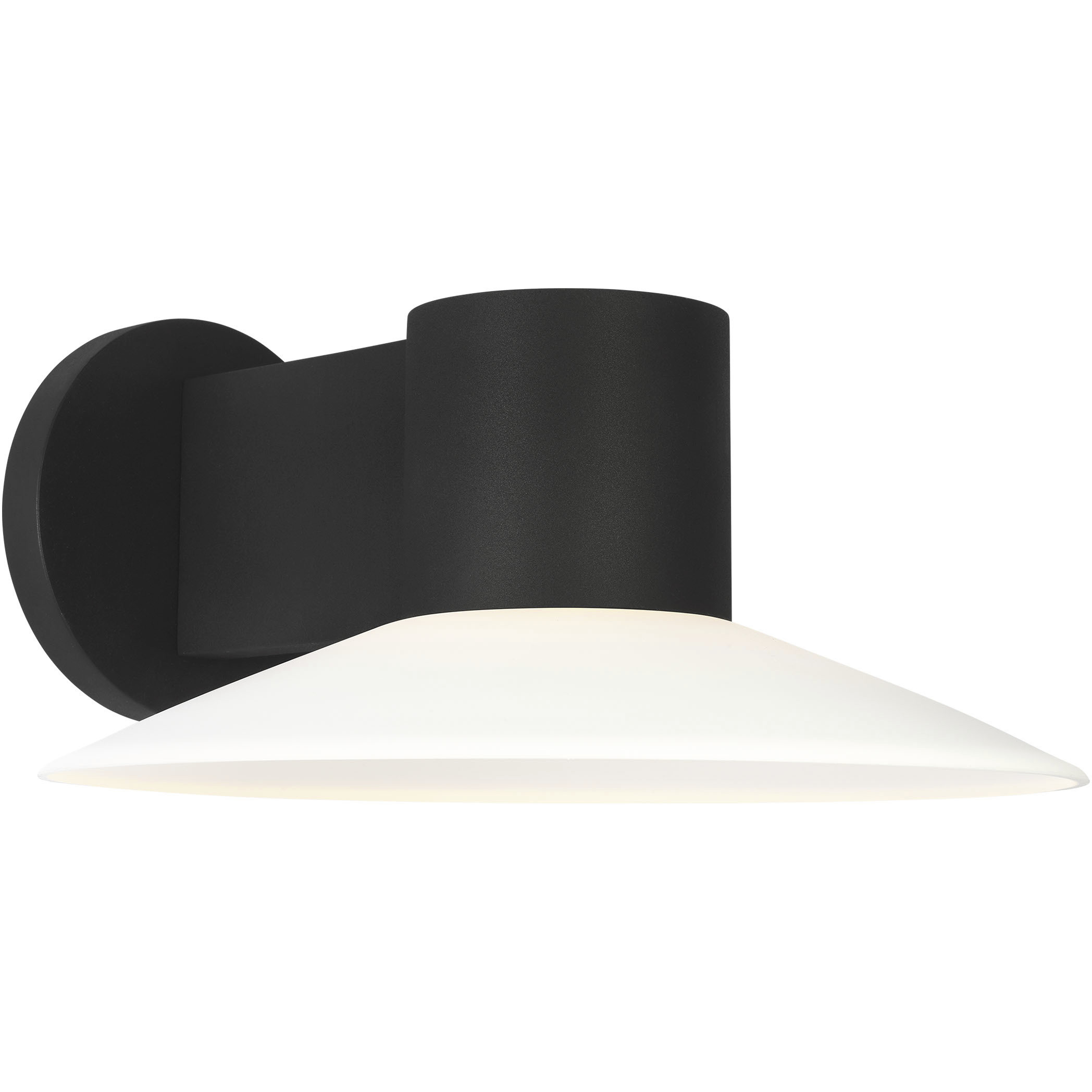 Barbara Barry Focal LED 8.5 inch Textured Black Outdoor Sconce