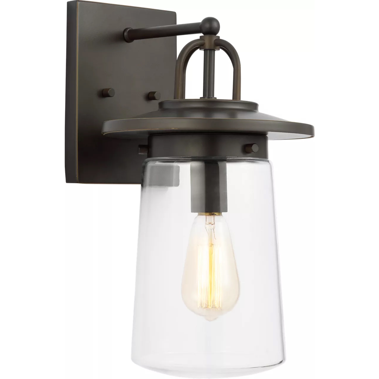 Tybee 1 Light 15.5 inch Antique Bronze Outdoor Wall Lantern, Medium