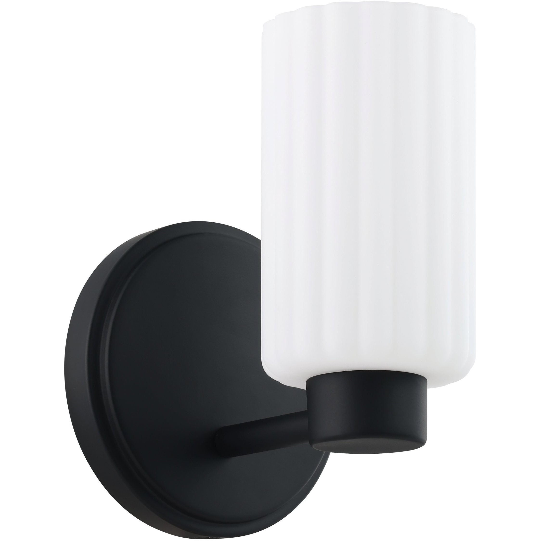 Bedminster 1 Light 5.75 inch Matte Black Vanity Light Wall Light