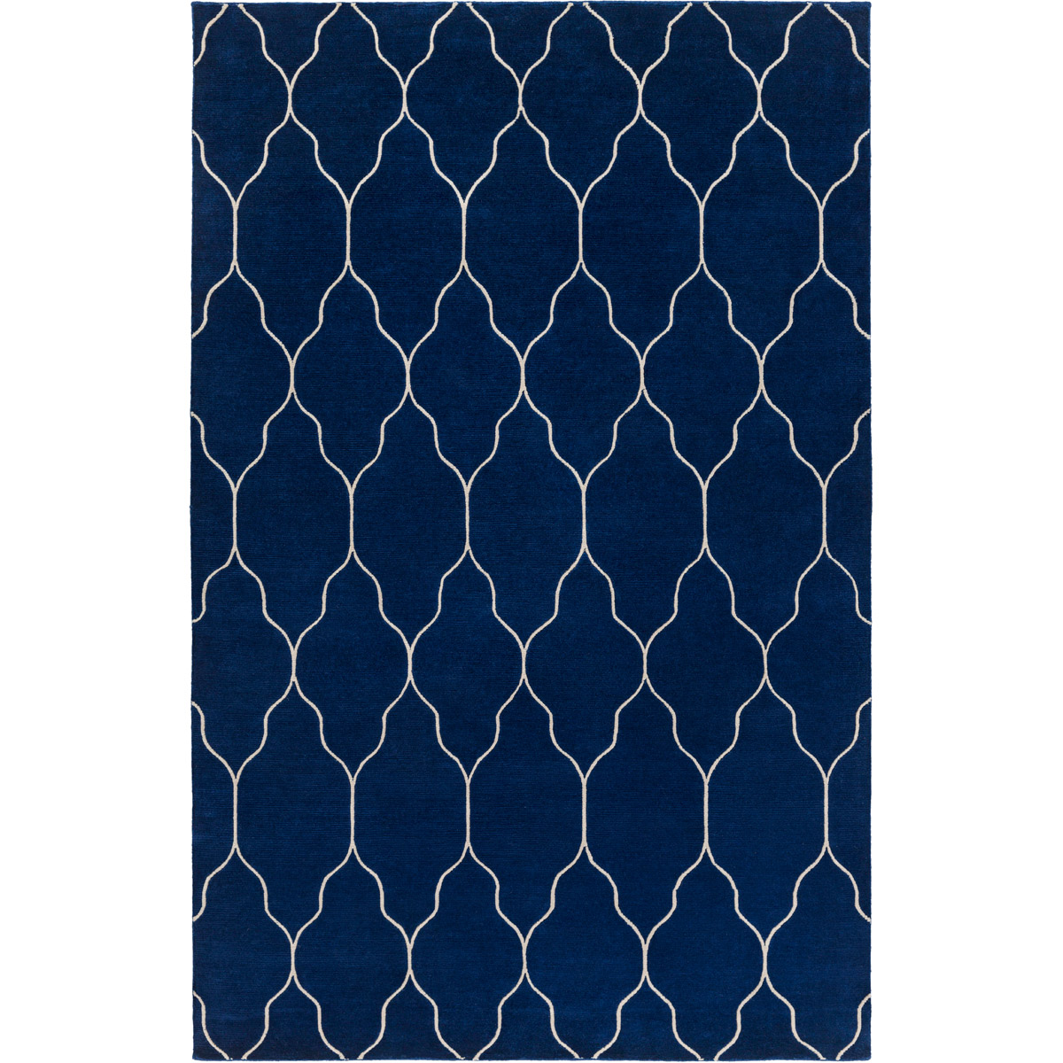 Gates 96 X 60 inch Navy, Beige Rug