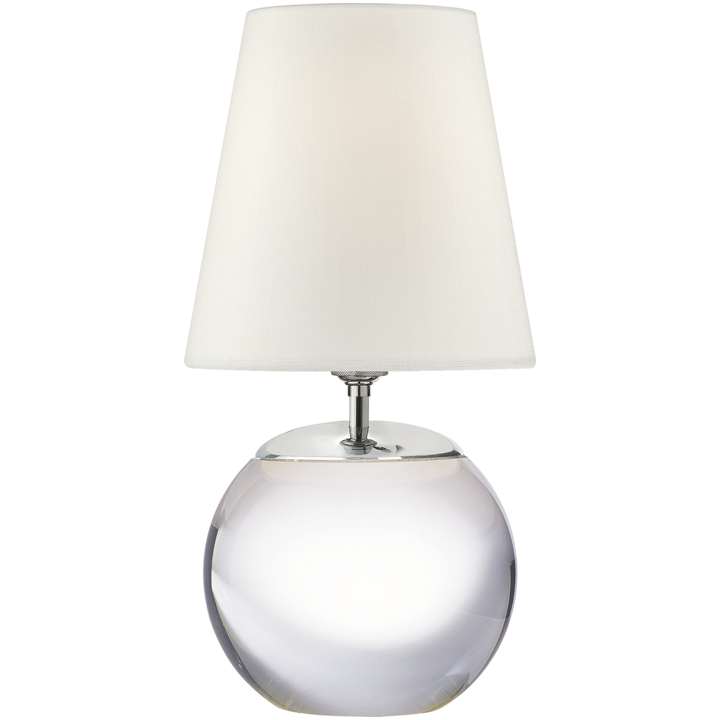Thomas O'Brien Terri 12.5 inch 60 watt Crystal Accent Lamp Portable Light in Linen