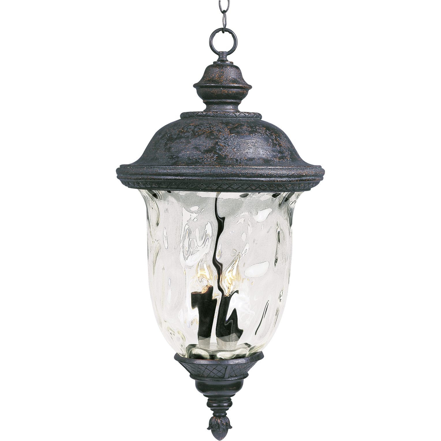 Carriage House DC 3 Light 14 inch Oriental Bronze Outdoor Hanging Lantern