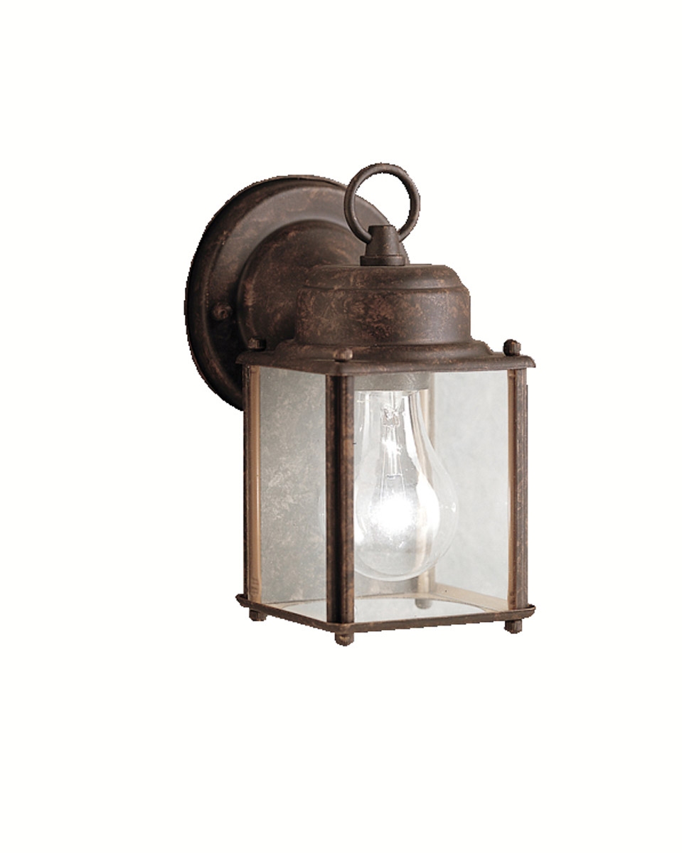 Independence 1 Light 8 inch Tannery Bronze Outdoor Wall, Small