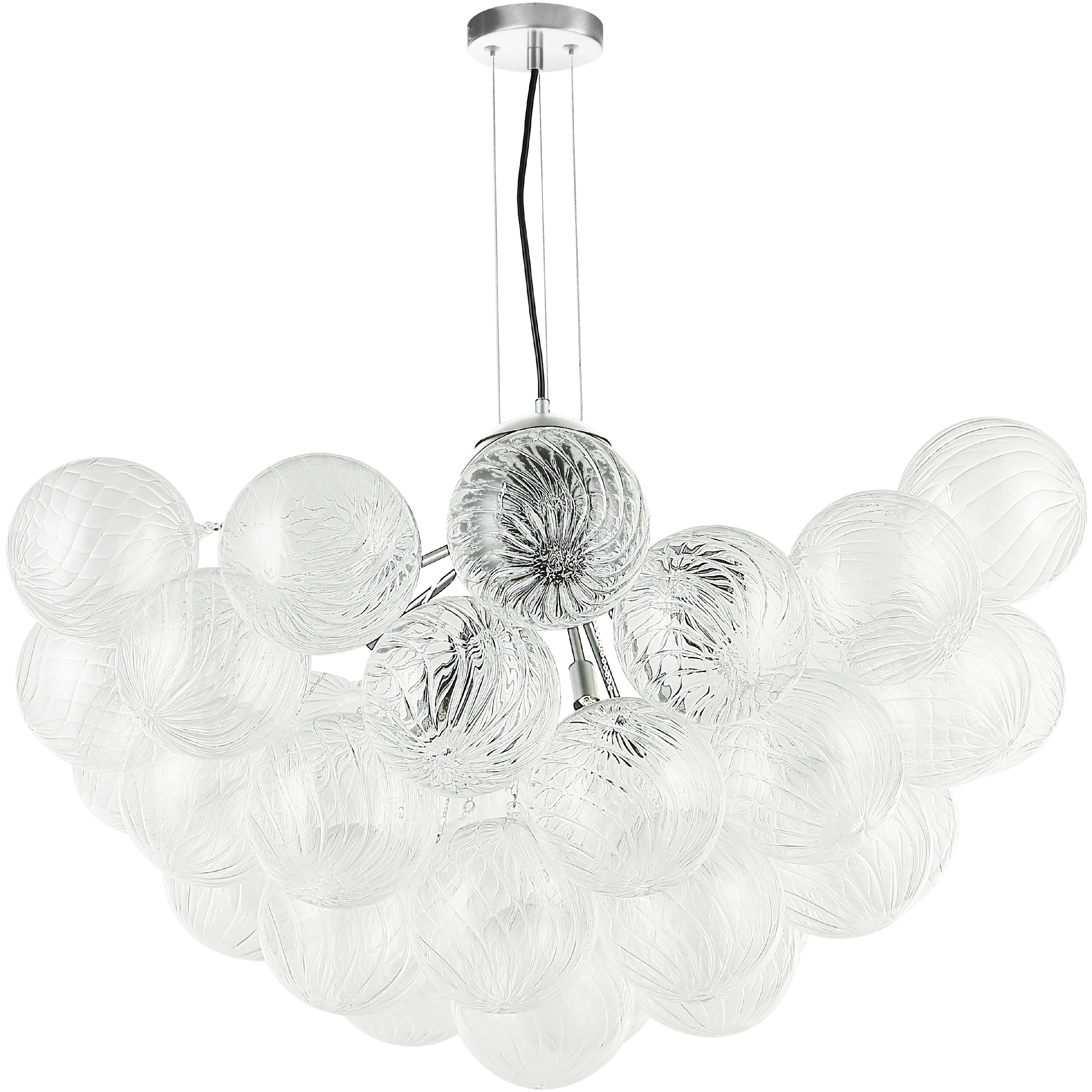 Charlize LED 36 inch Polished Chrome Chandelier Ceiling Light