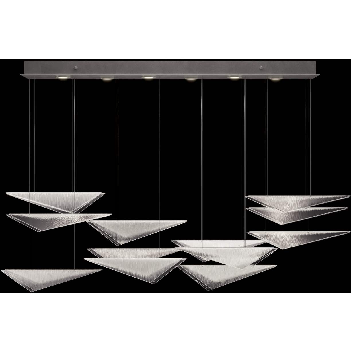 Volo 6 Light 58 inch Silver Pendant Ceiling Light
