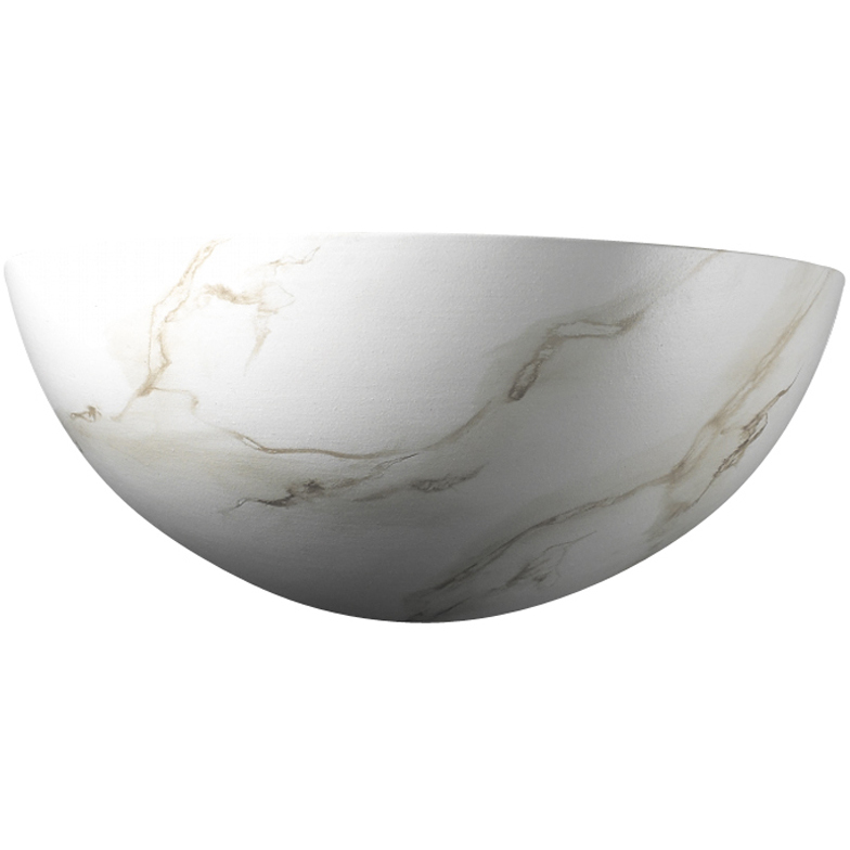 Ambiance LED 11 inch Carrara Marble Wall Sconce Wall Light