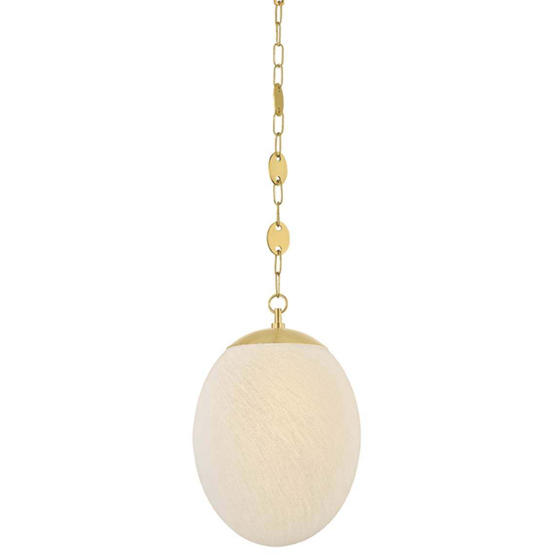 Nell 1 Light 12 inch Aged Brass Pendant Ceiling Light