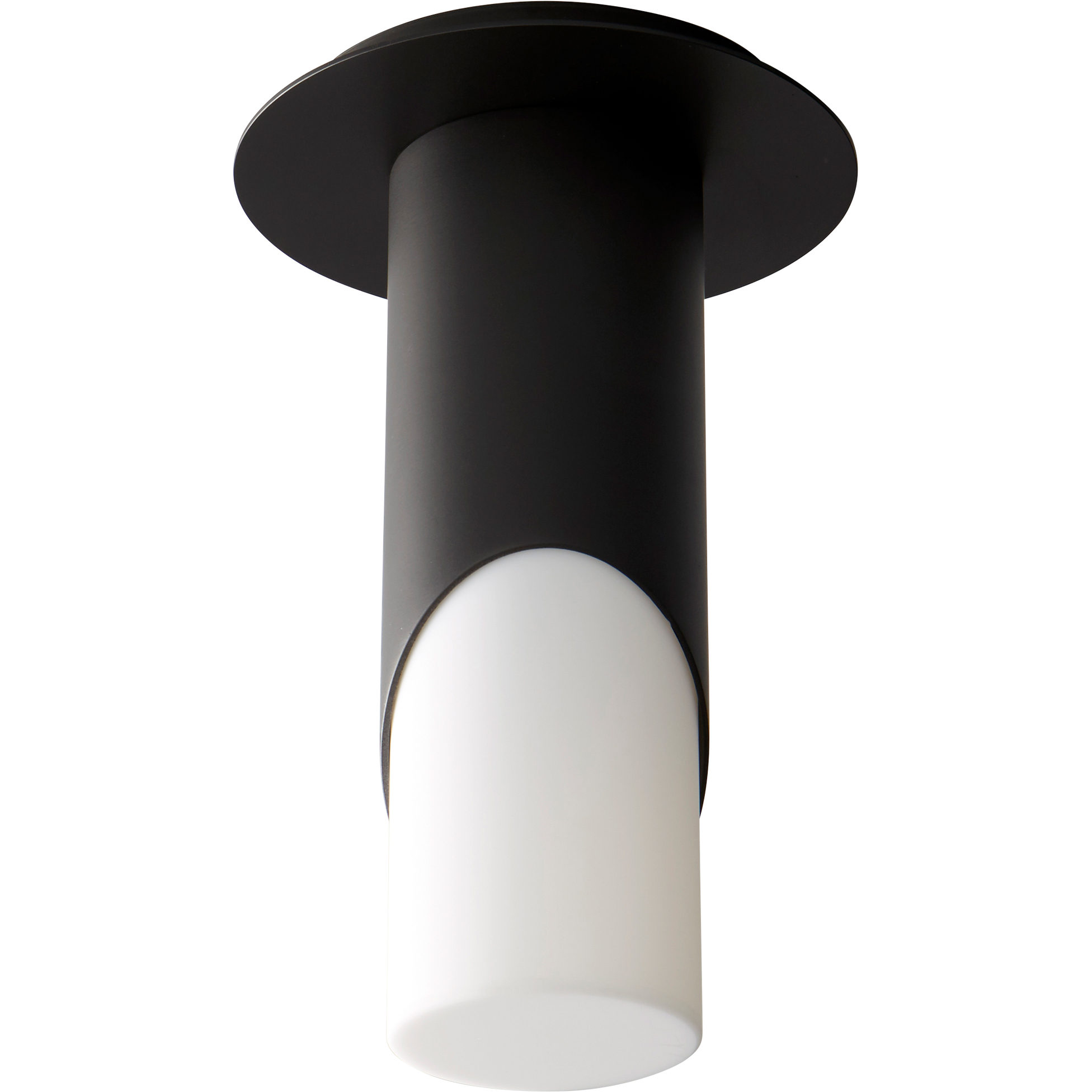 Ellipse LED 6 inch Black Flush Mount Ceiling Light