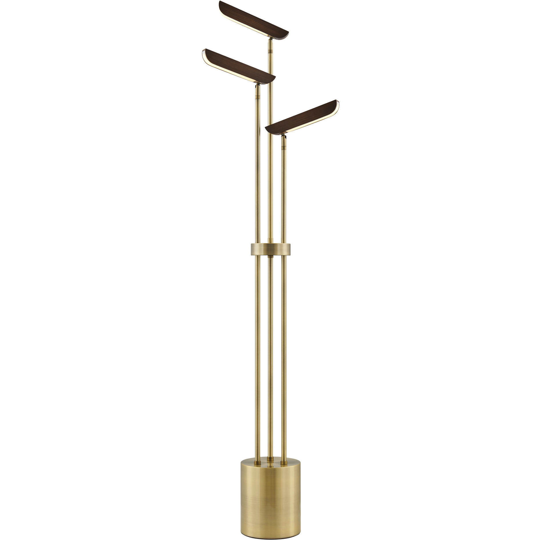 Jameson 60 inch 18.00 watt Brass Floor Lamp Portable Light